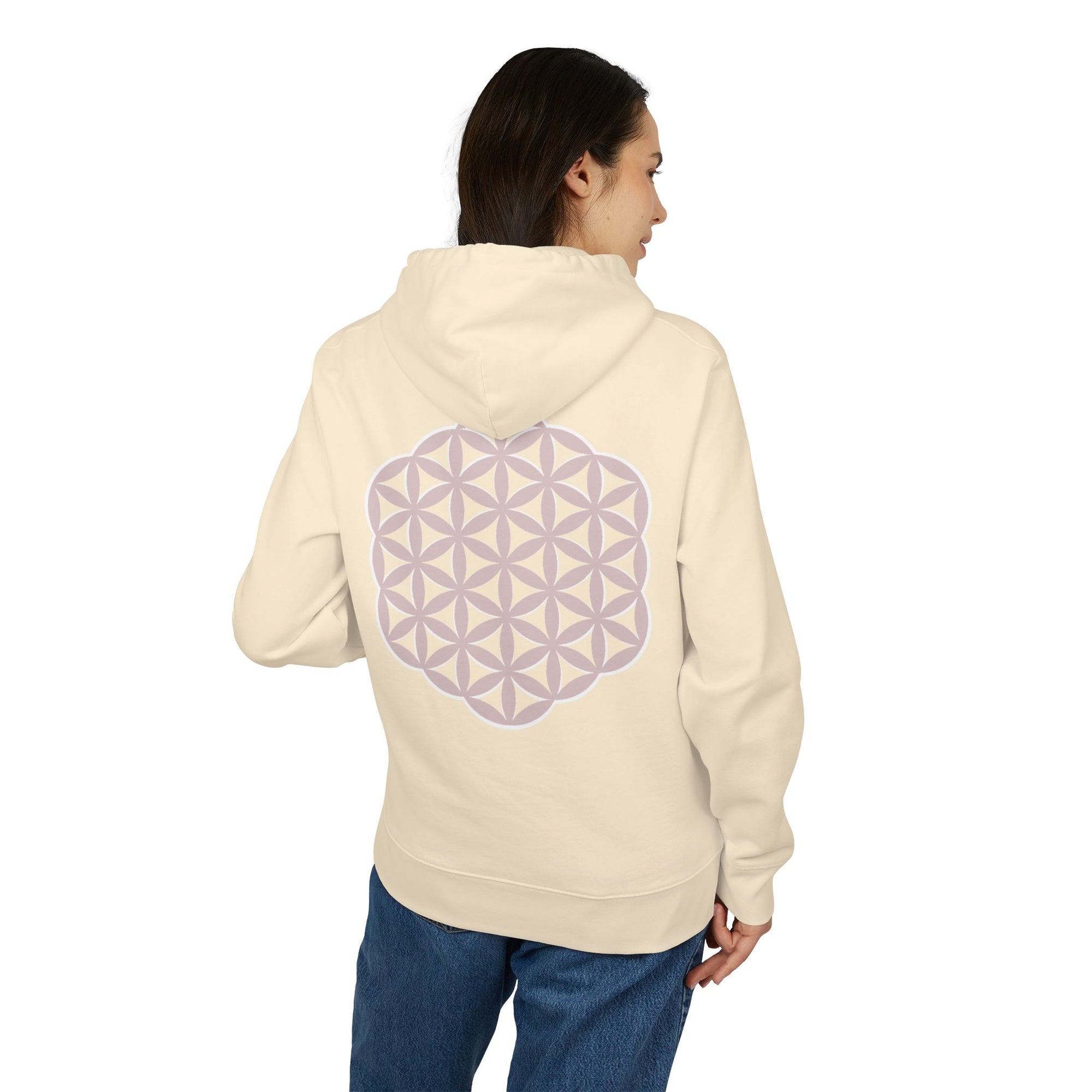 Flower of Life | Sacred Geometry Organic Hoodie- Unisex