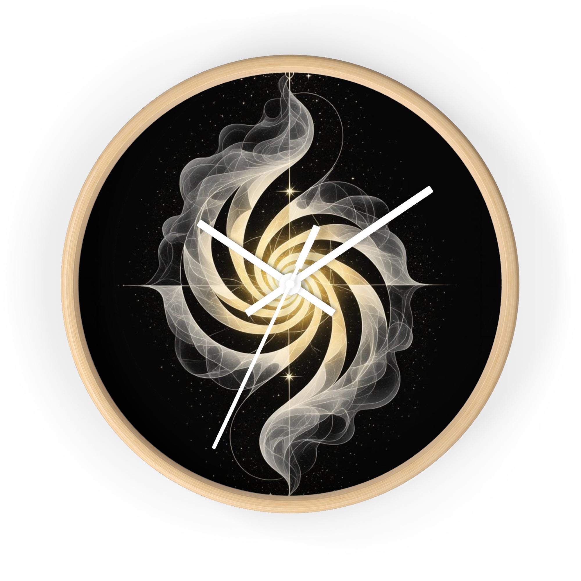 The Sacred Turn  Wall Clock Created by Psyriiis - Modern Home Decor, Timeless Gift, Bohemian Art, Cozy Living Space, Unique Timepiece