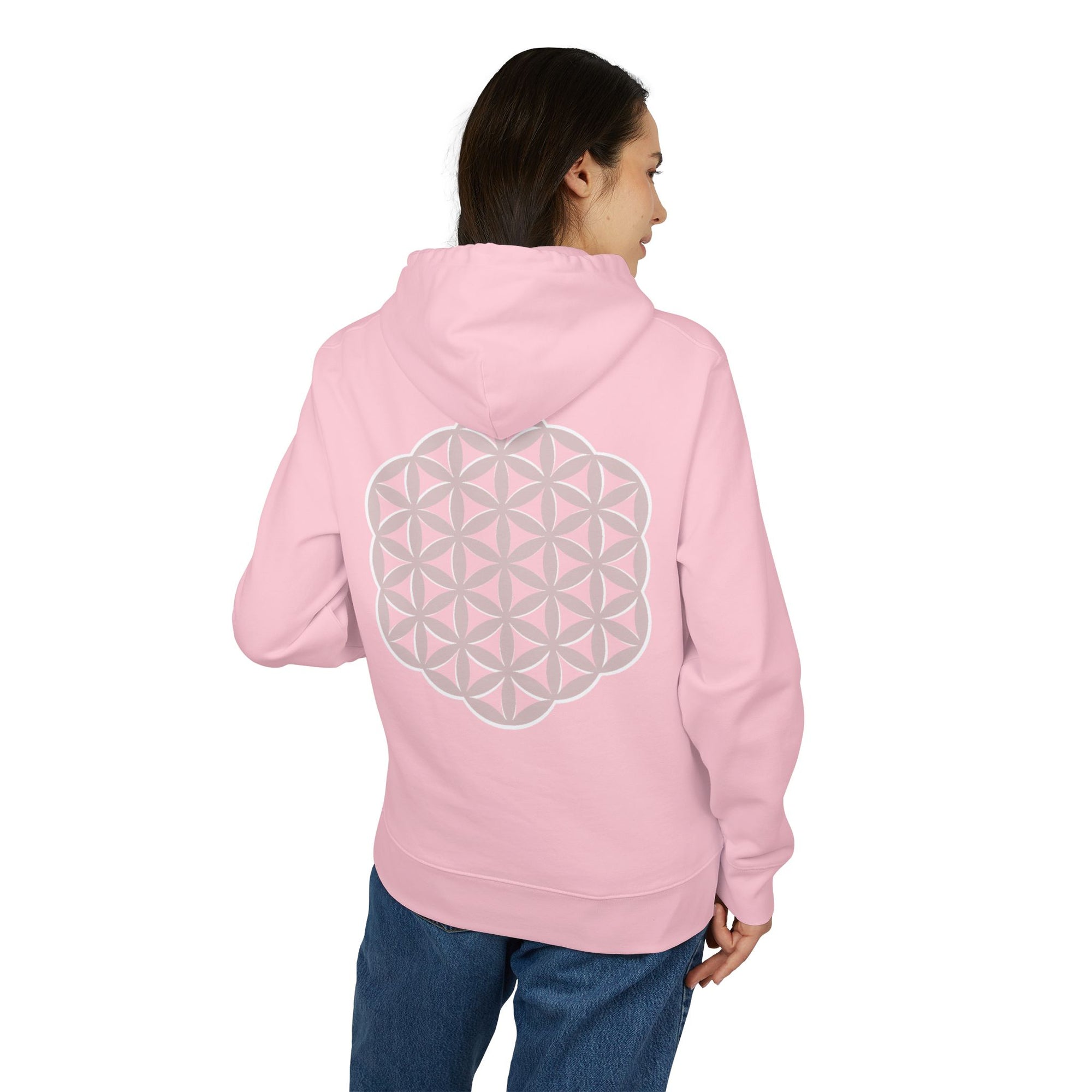Flower of Life | Sacred Geometry Organic Hoodie- Unisex