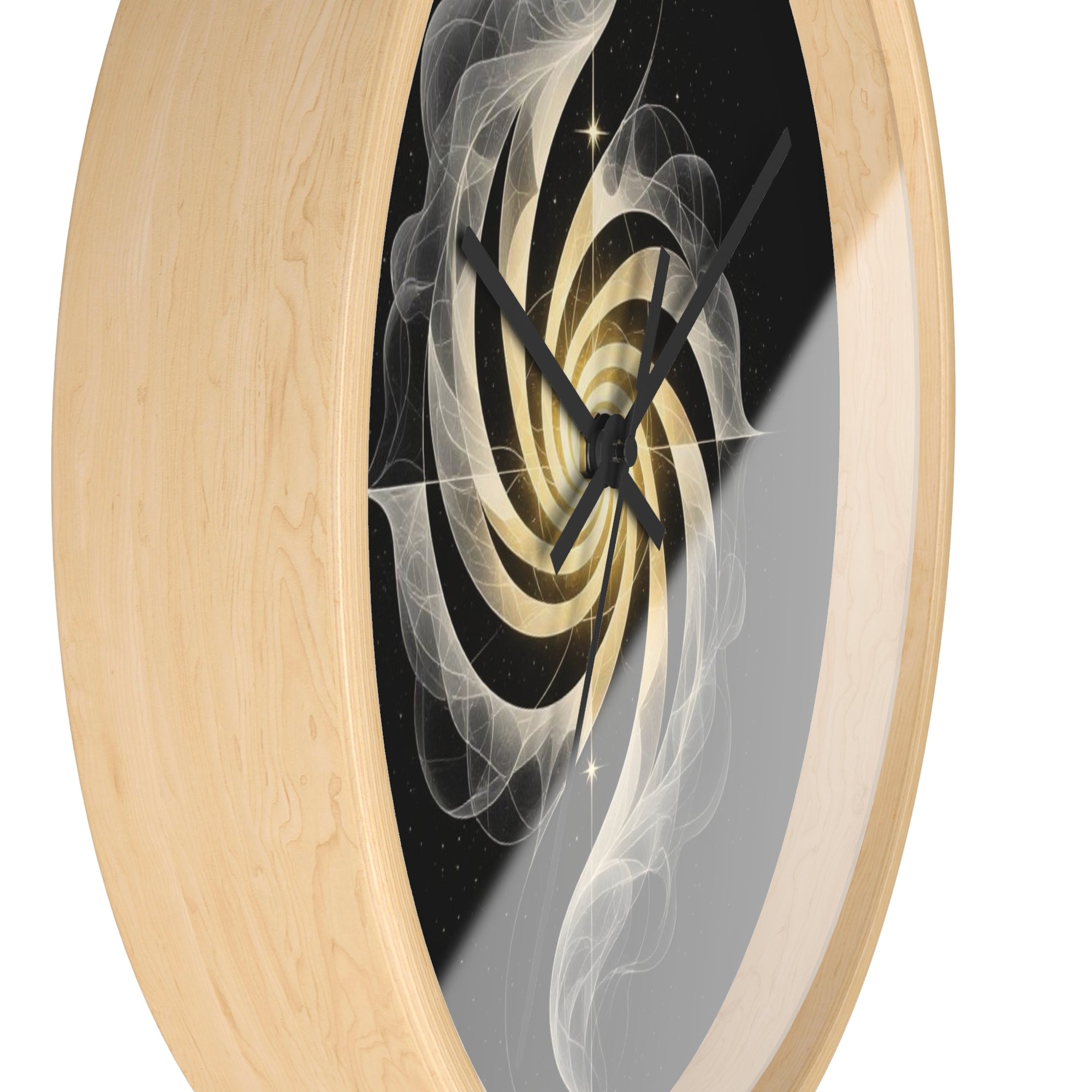 The Sacred Turn  Wall Clock Created by Psyriiis - Modern Home Decor, Timeless Gift, Bohemian Art, Cozy Living Space, Unique Timepiece