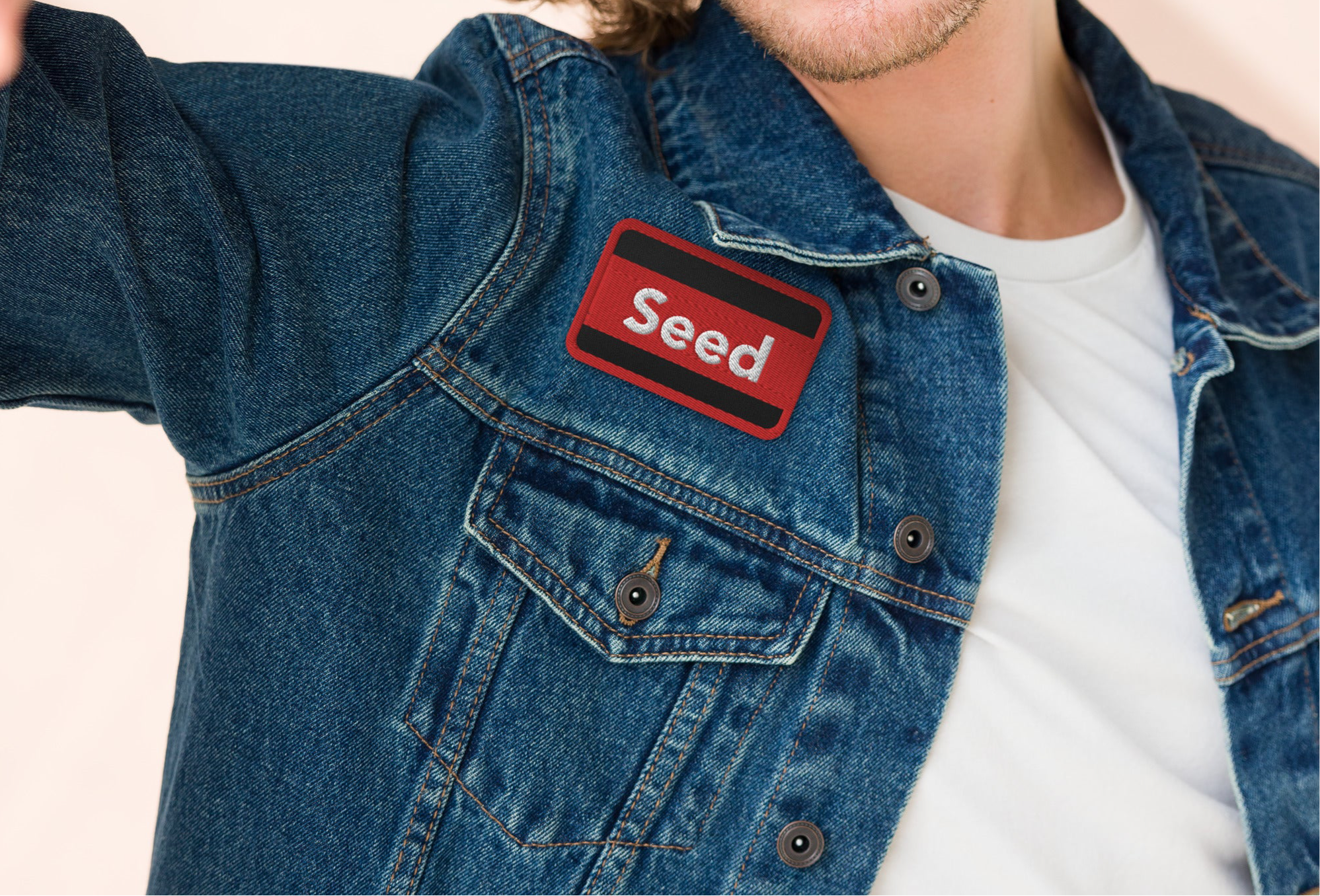 Seed-Rectangular-Embroidered patches