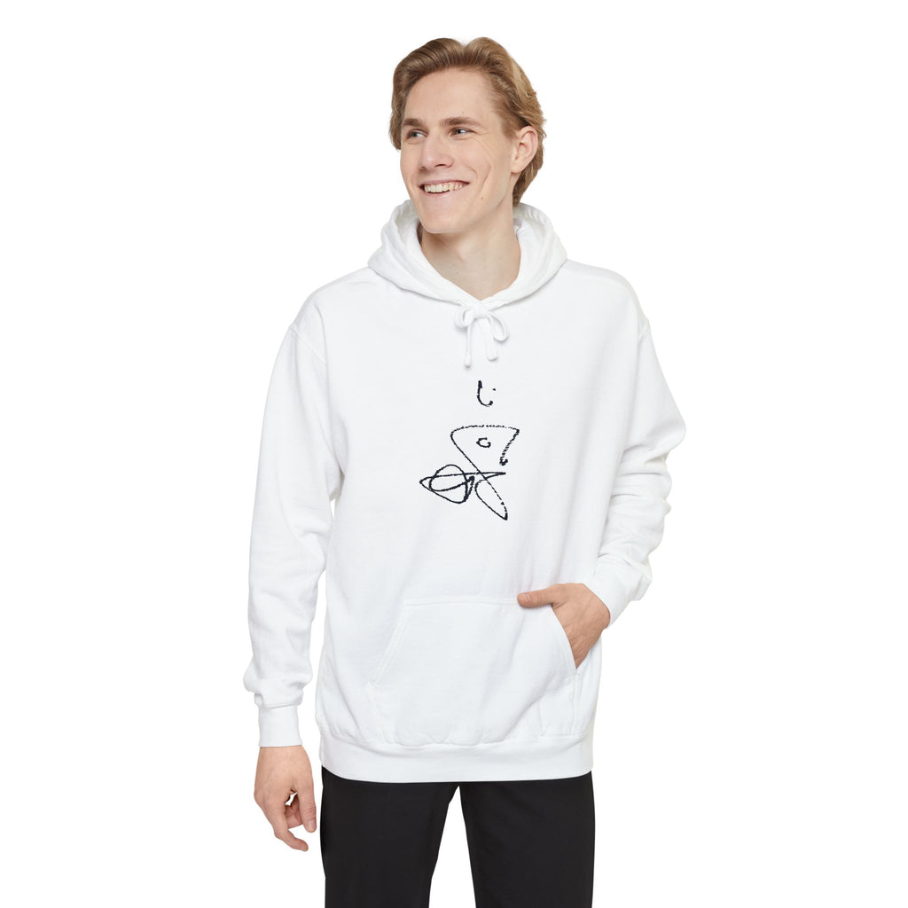 Signature Chromatic Hoodie — Minimal Line Art Pullover