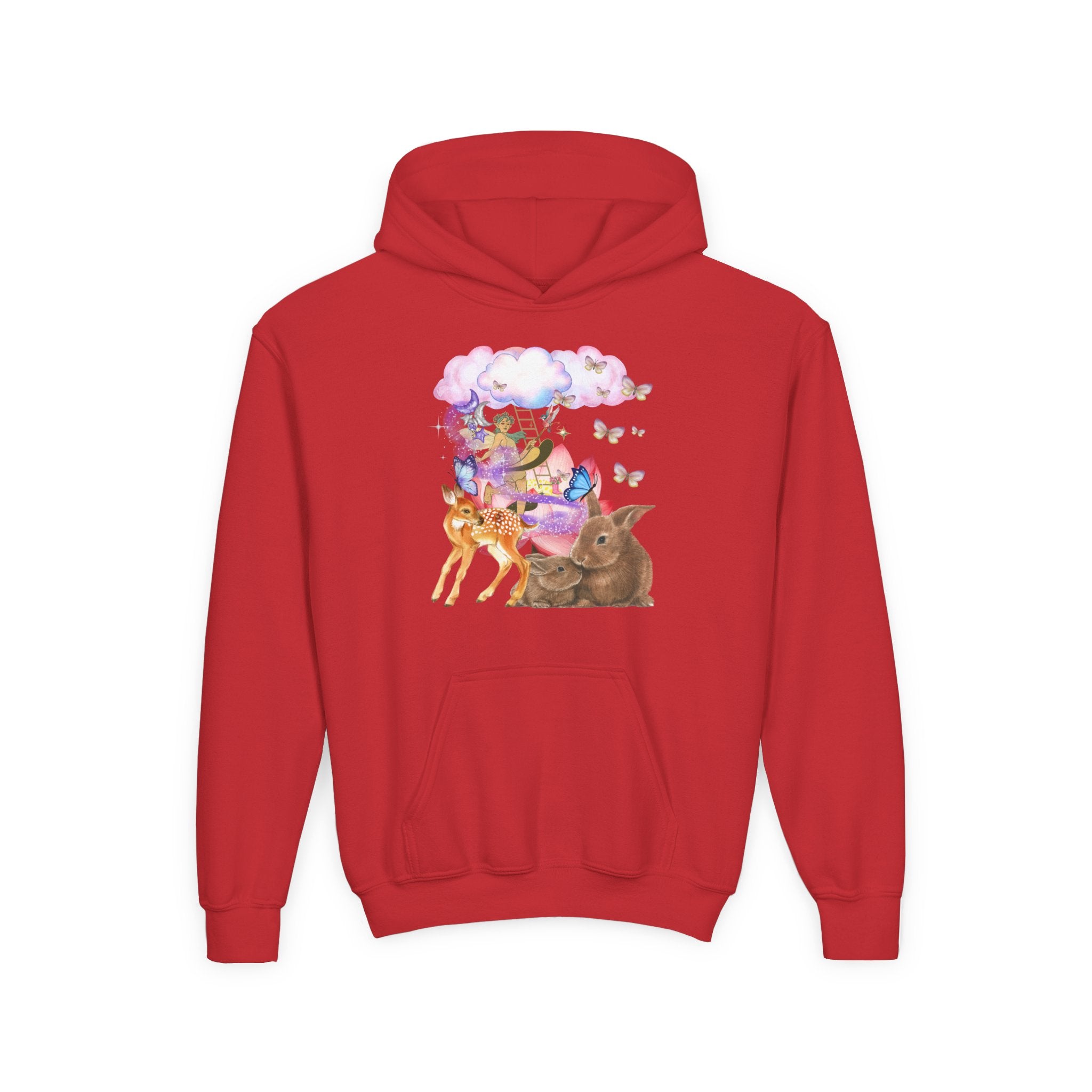 Whimsical Youth Hooded Sweatshirt