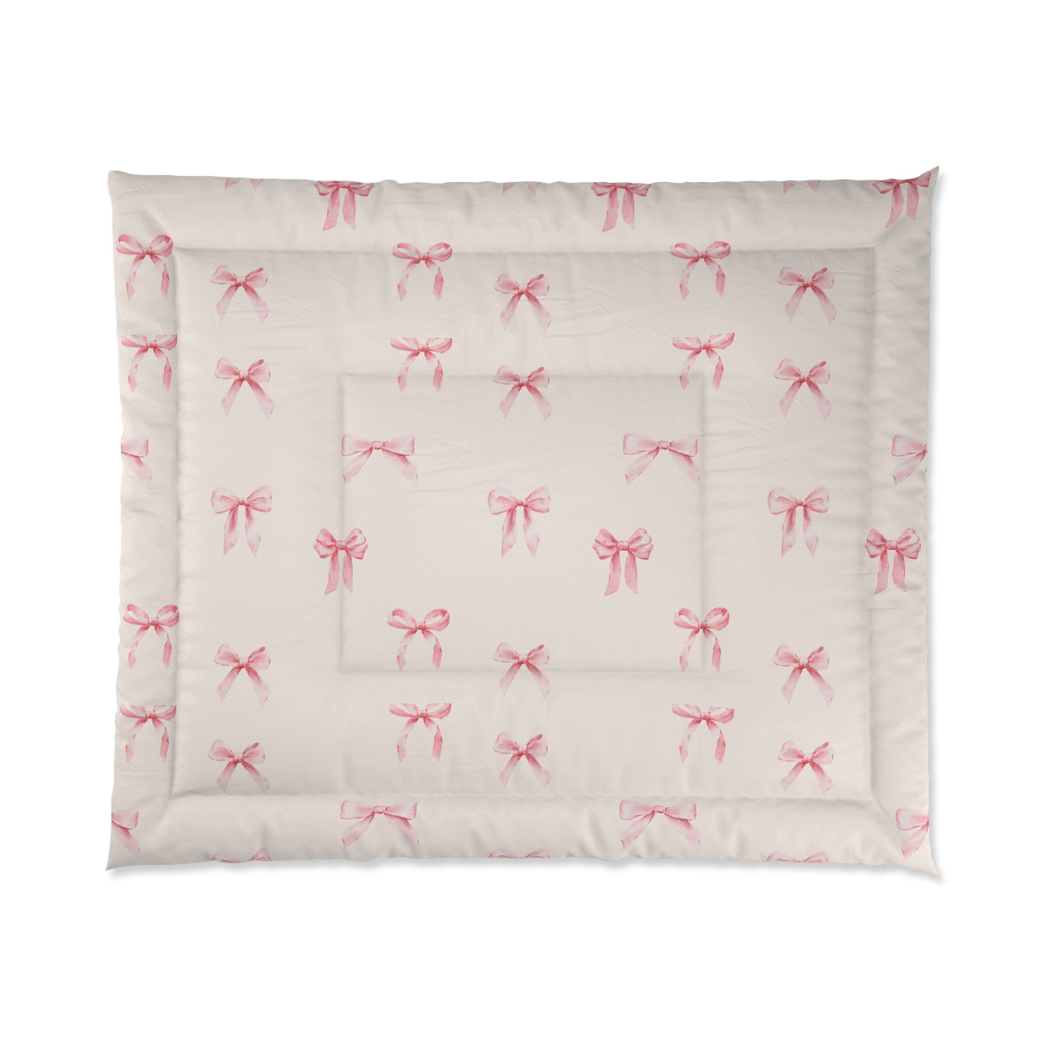 Pink Ballet Bow Comforter – Cute Girly Bedroom Duvet Cover