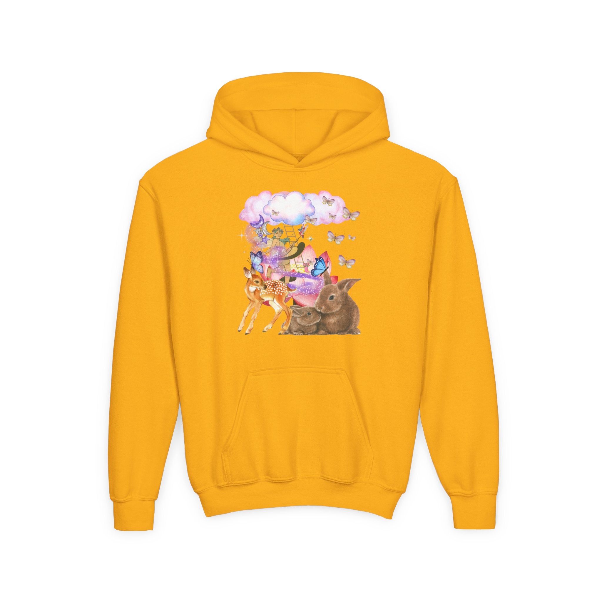 Whimsical Youth Hooded Sweatshirt
