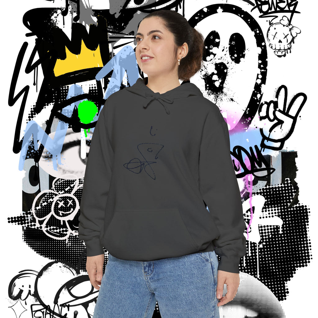 Signature Chromatic Hoodie — Minimal Line Art Pullover