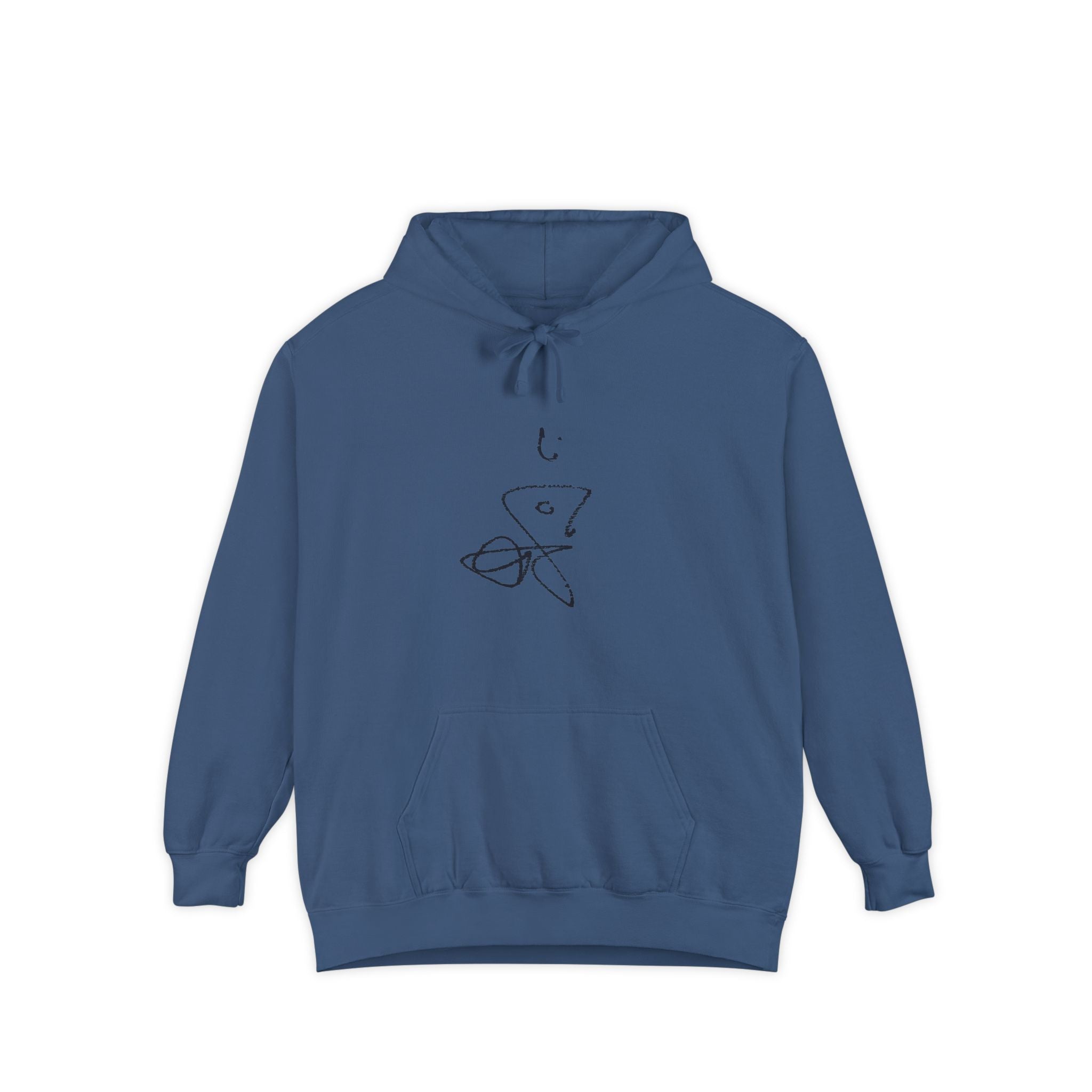 Signature Chromatic Hoodie — Minimal Line Art Pullover