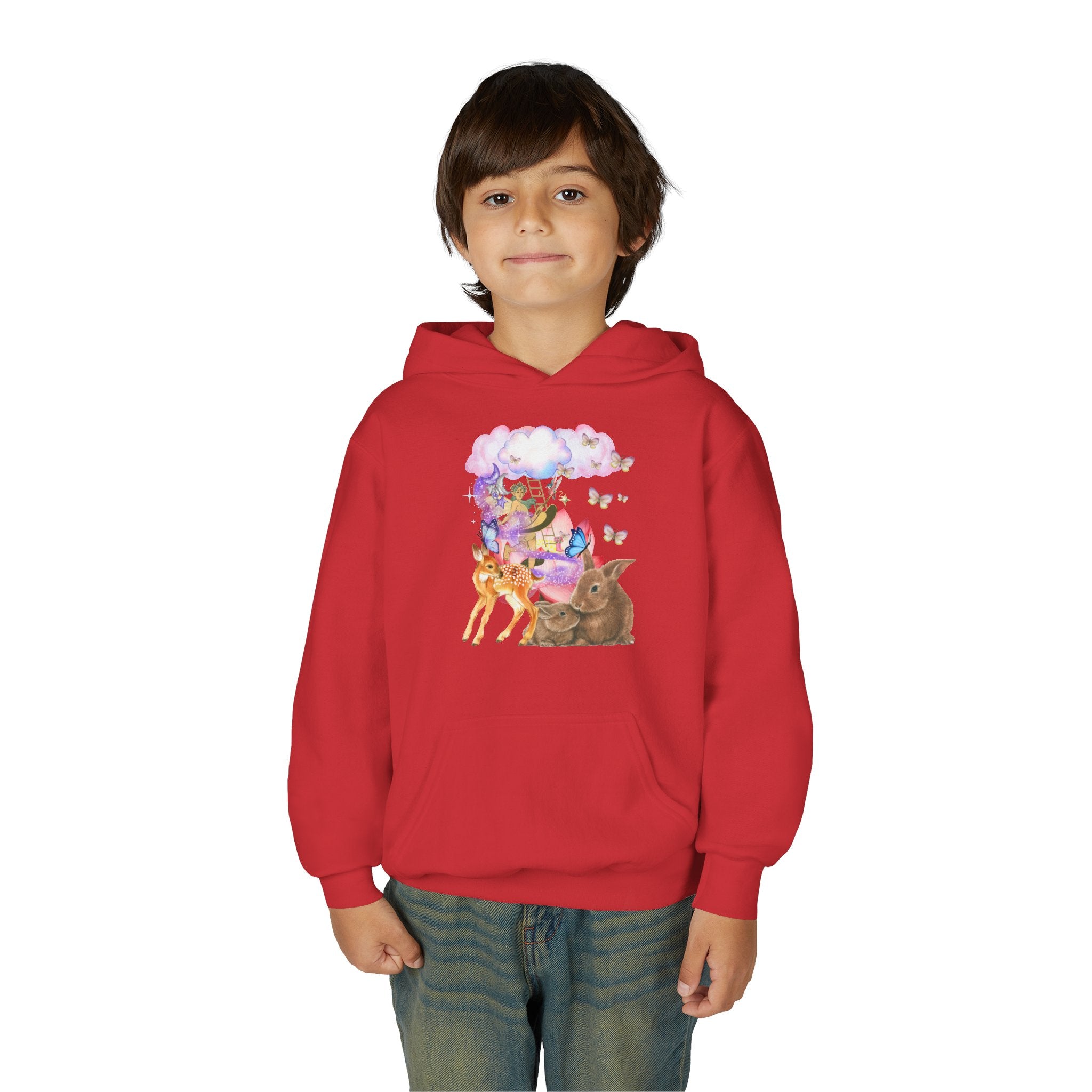 Whimsical Youth Hooded Sweatshirt