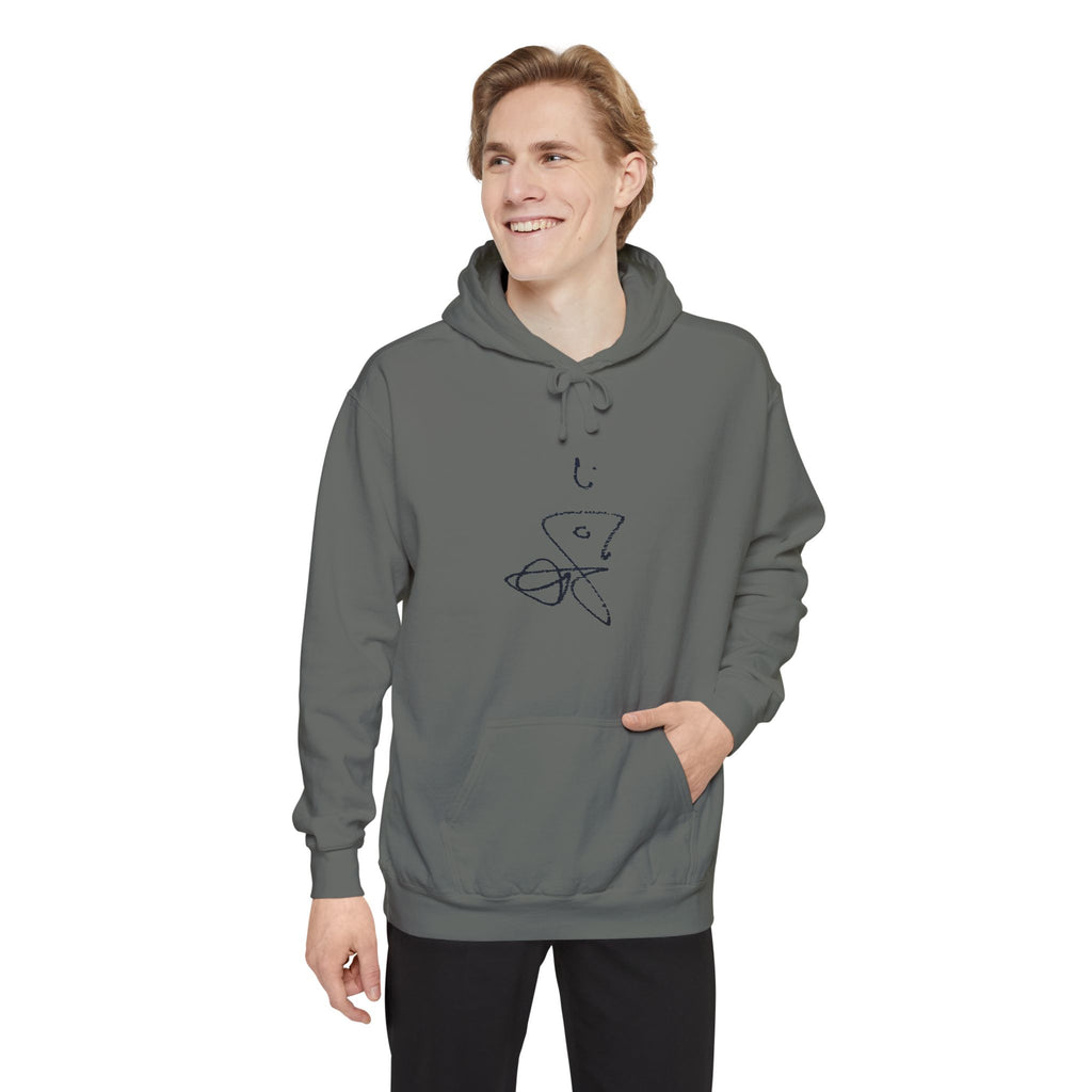 Signature Chromatic Hoodie — Minimal Line Art Pullover