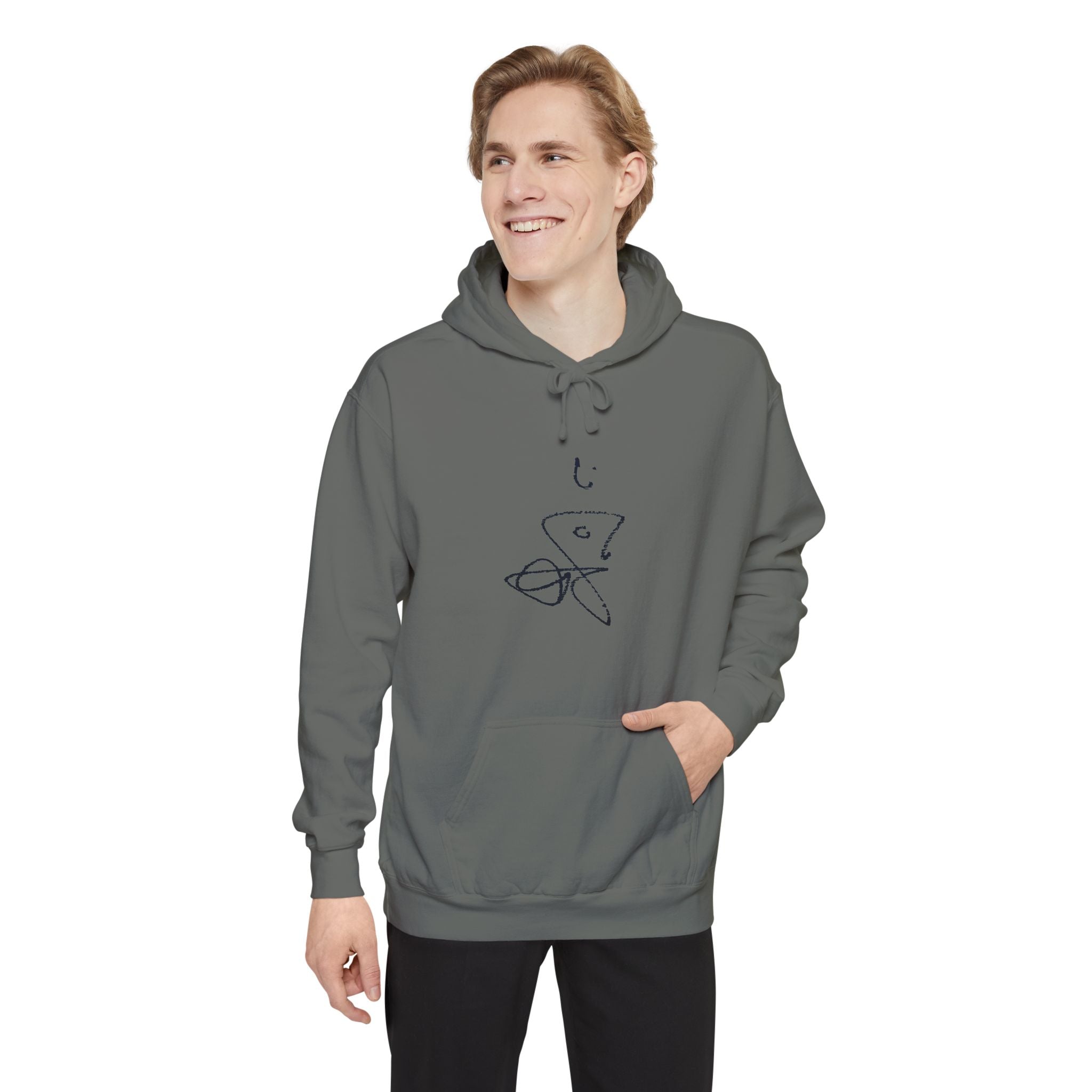 Signature Chromatic Hoodie — Minimal Line Art Pullover
