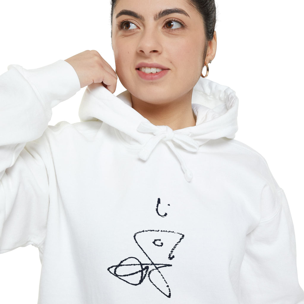 Signature Chromatic Hoodie — Minimal Line Art Pullover