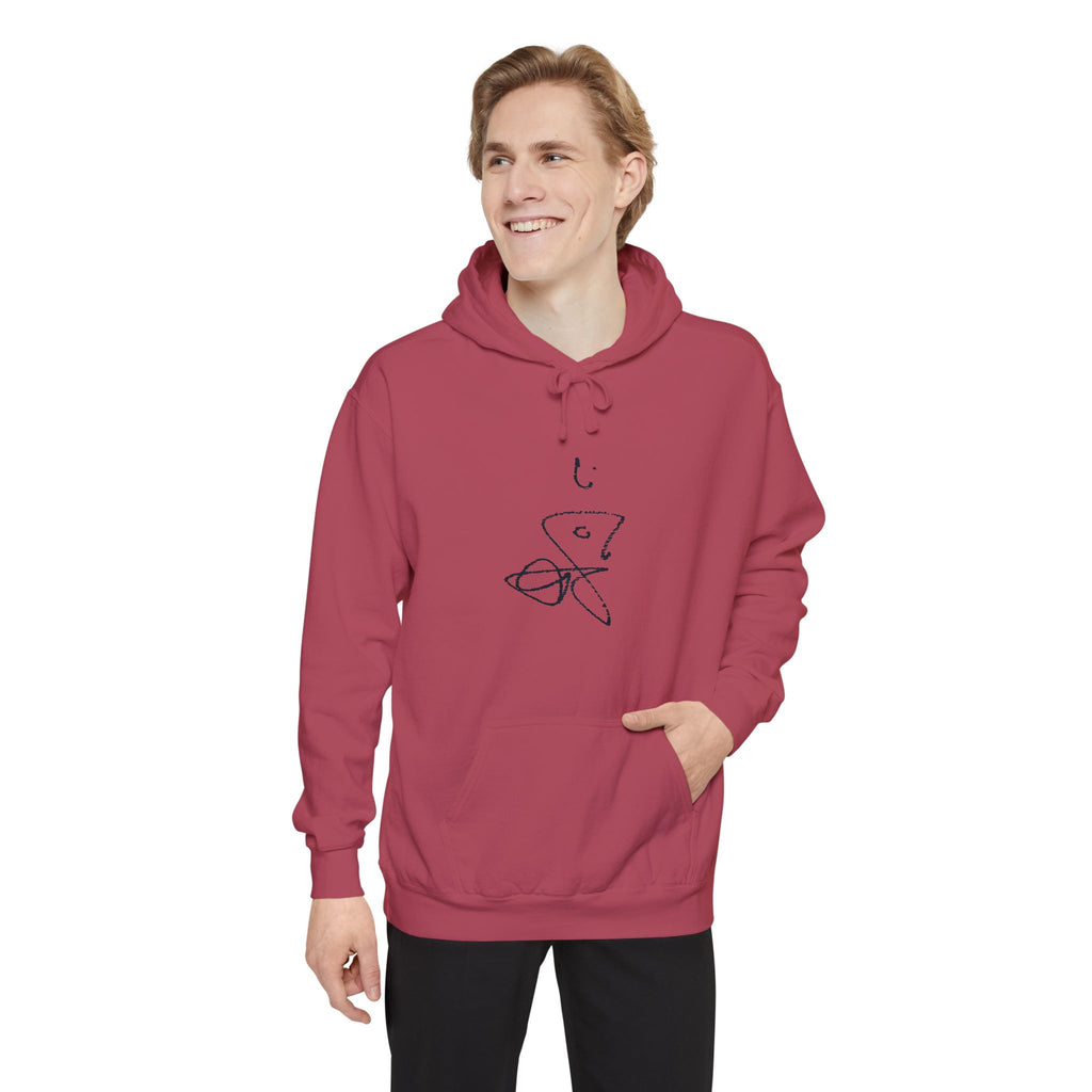 Signature Chromatic Hoodie — Minimal Line Art Pullover