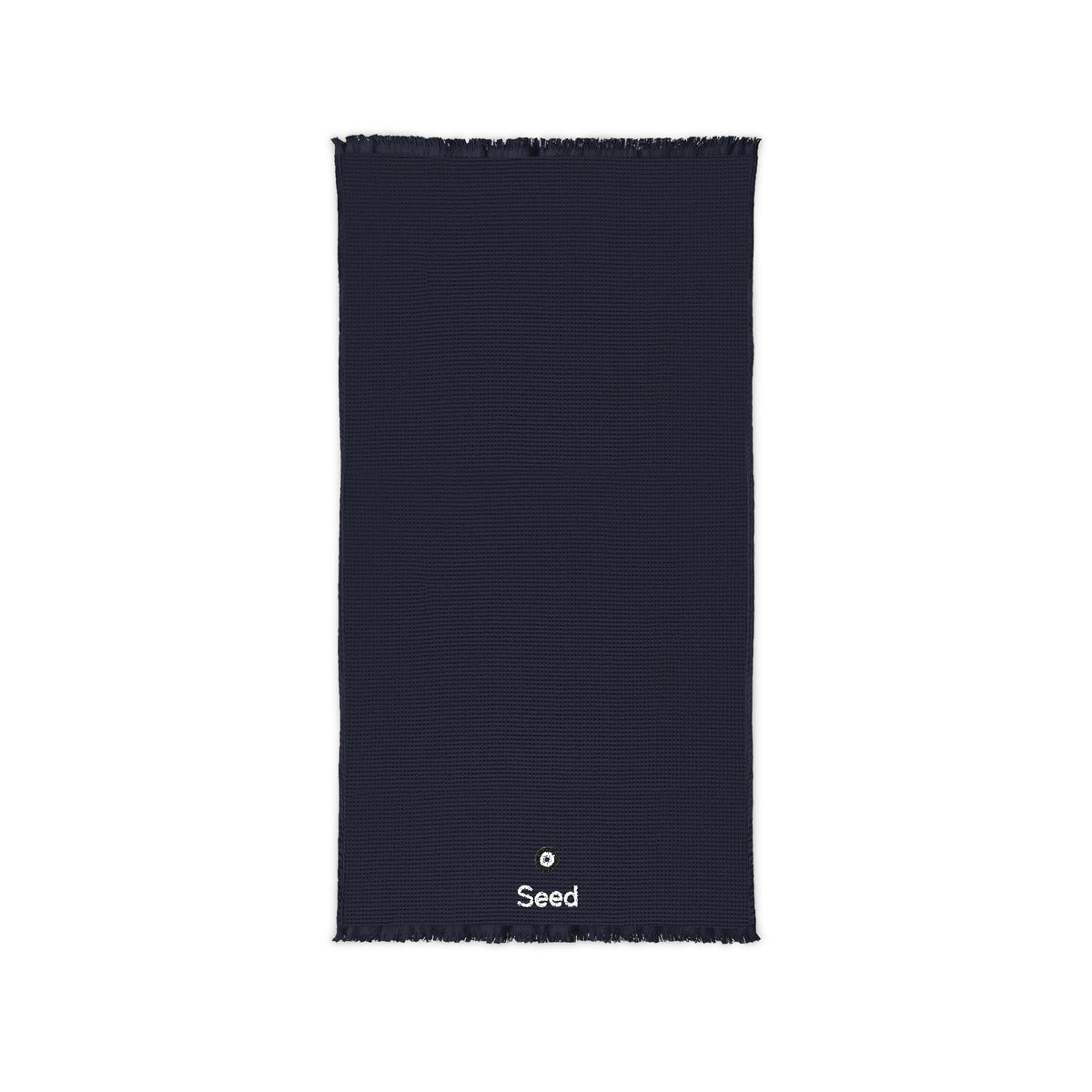 Seed Cotton Waffle Throw (Embroidery)