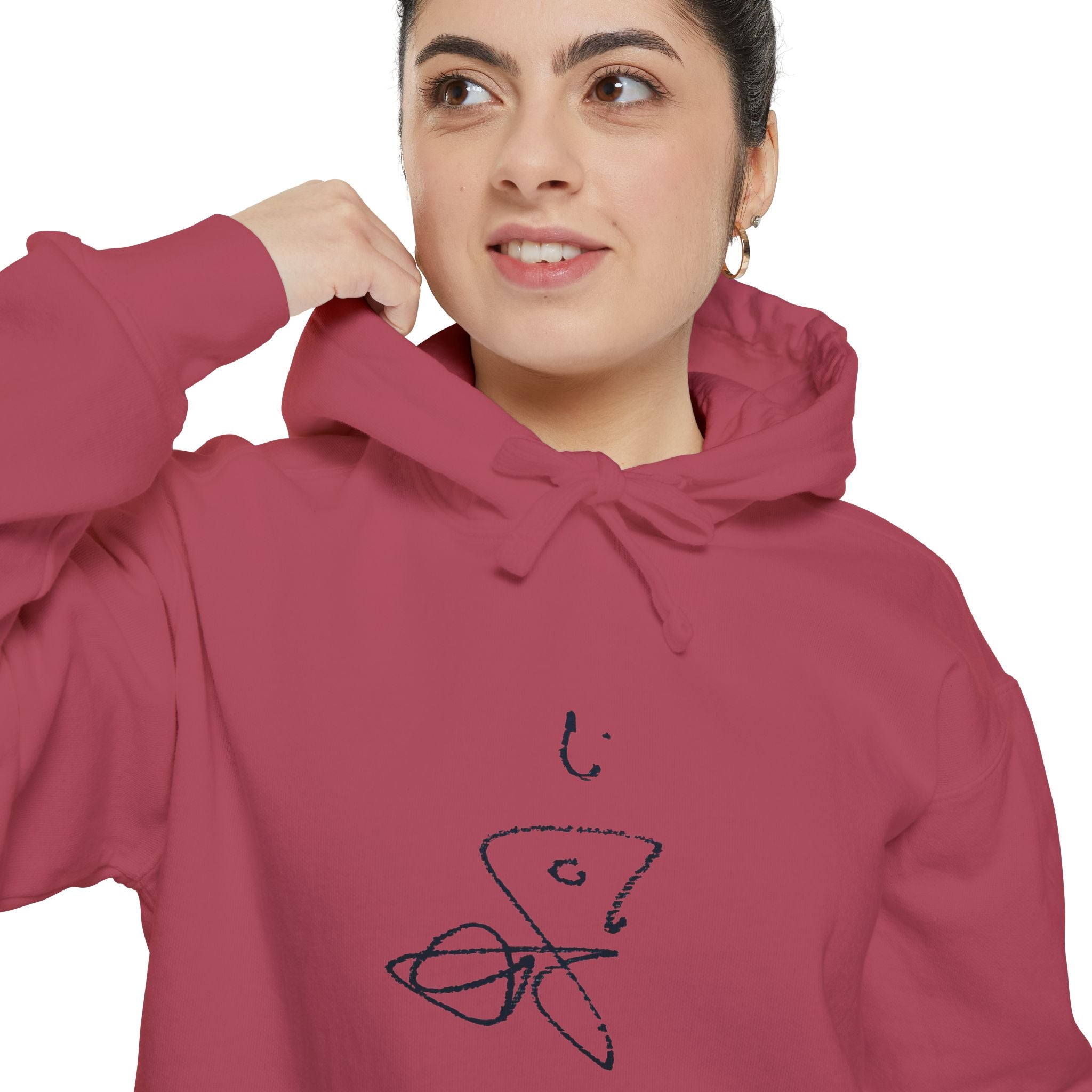 Signature Chromatic Hoodie — Minimal Line Art Pullover