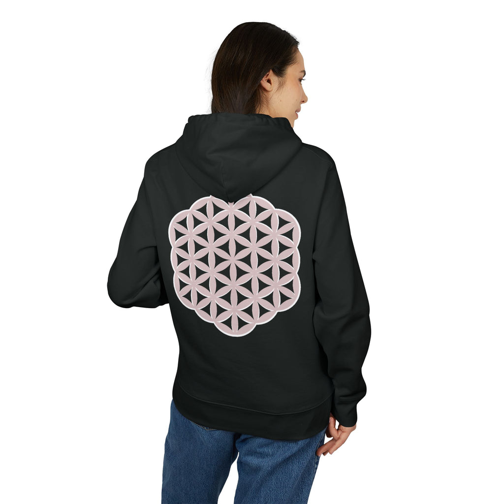 Flower of Life | Sacred Geometry Organic Hoodie- Unisex