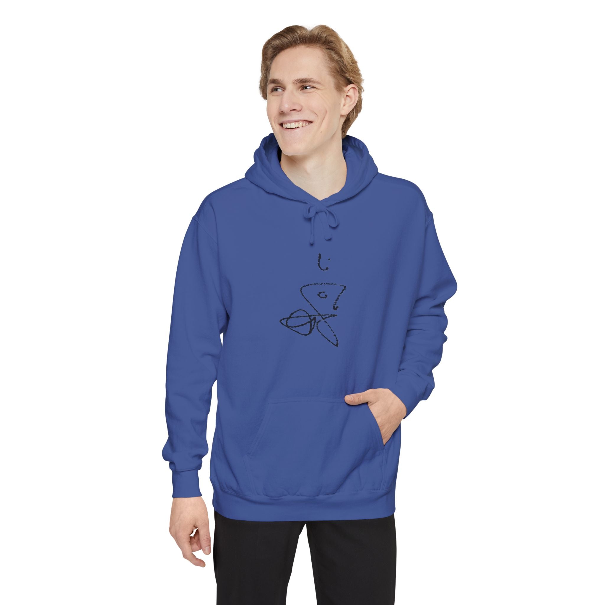 Signature Chromatic Hoodie — Minimal Line Art Pullover