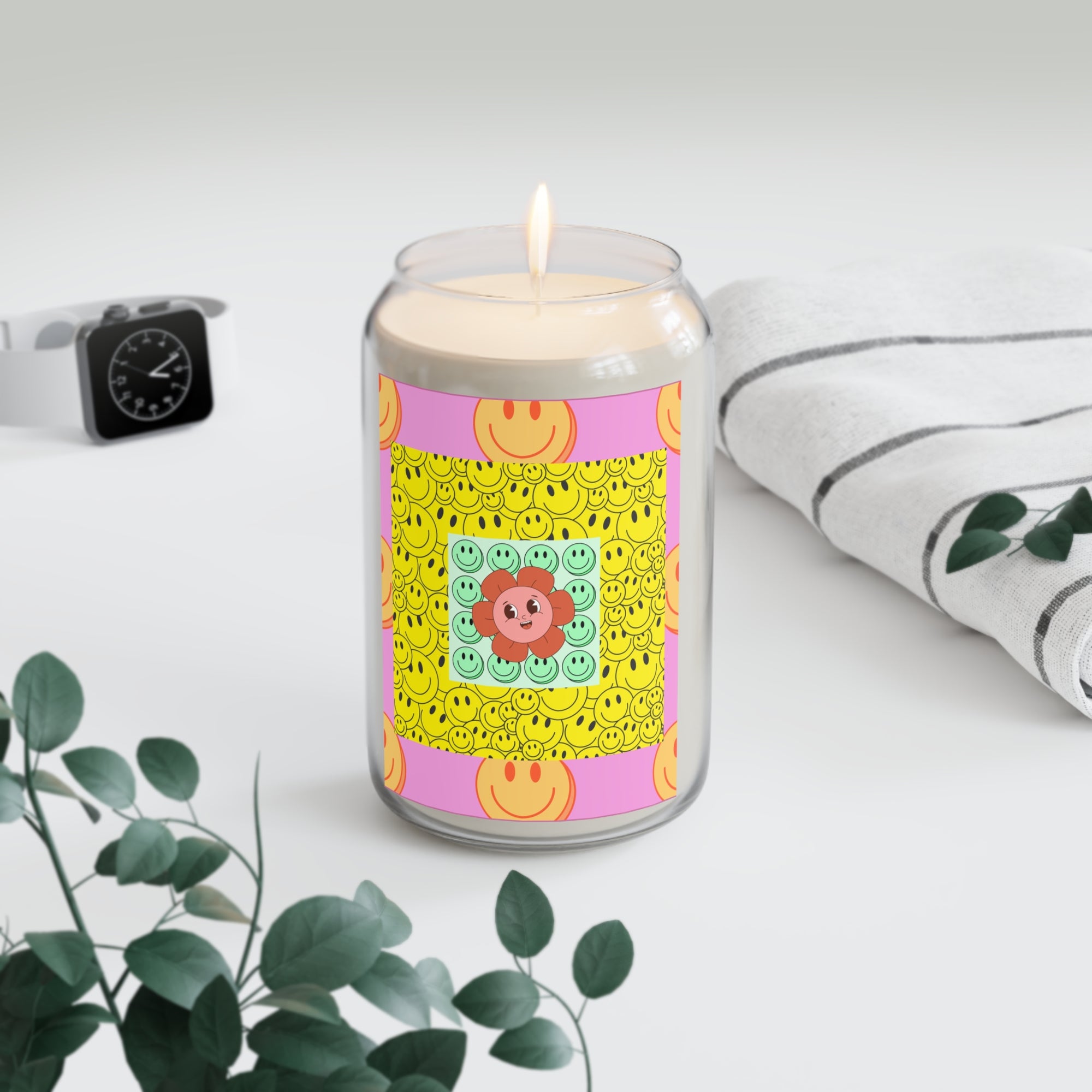Bright & Cheerful Scented Soy Candle – Perfect for Home, Gifts, Aromatherapy, Relaxation, Parties