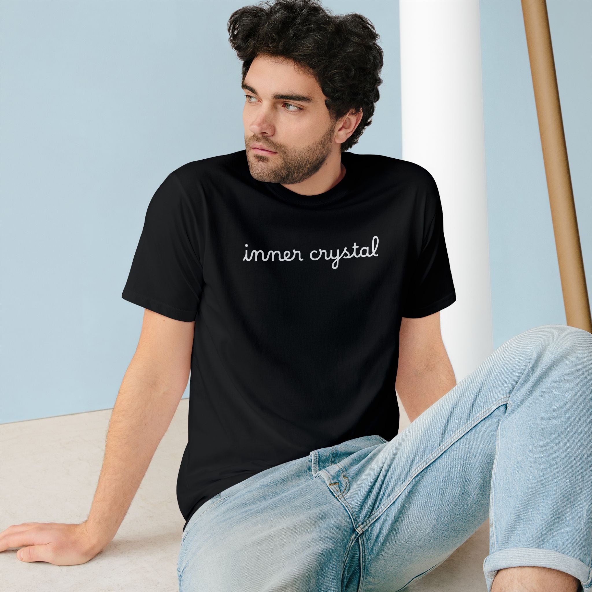 Inner Crystal T-Shirt — Crystal Graphic Tee with “inner crystal” Script