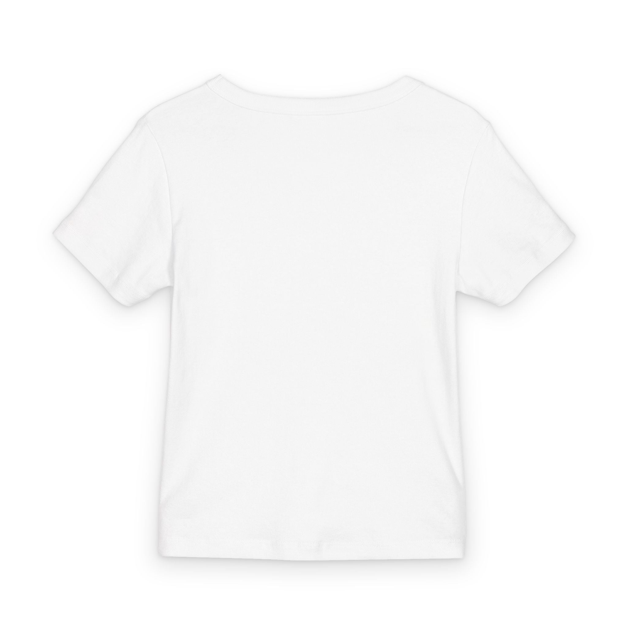 Dreamer Rib Baby Tee — Feminine 'Dreamer' Script Crop Tee with Moon Watercolor Back