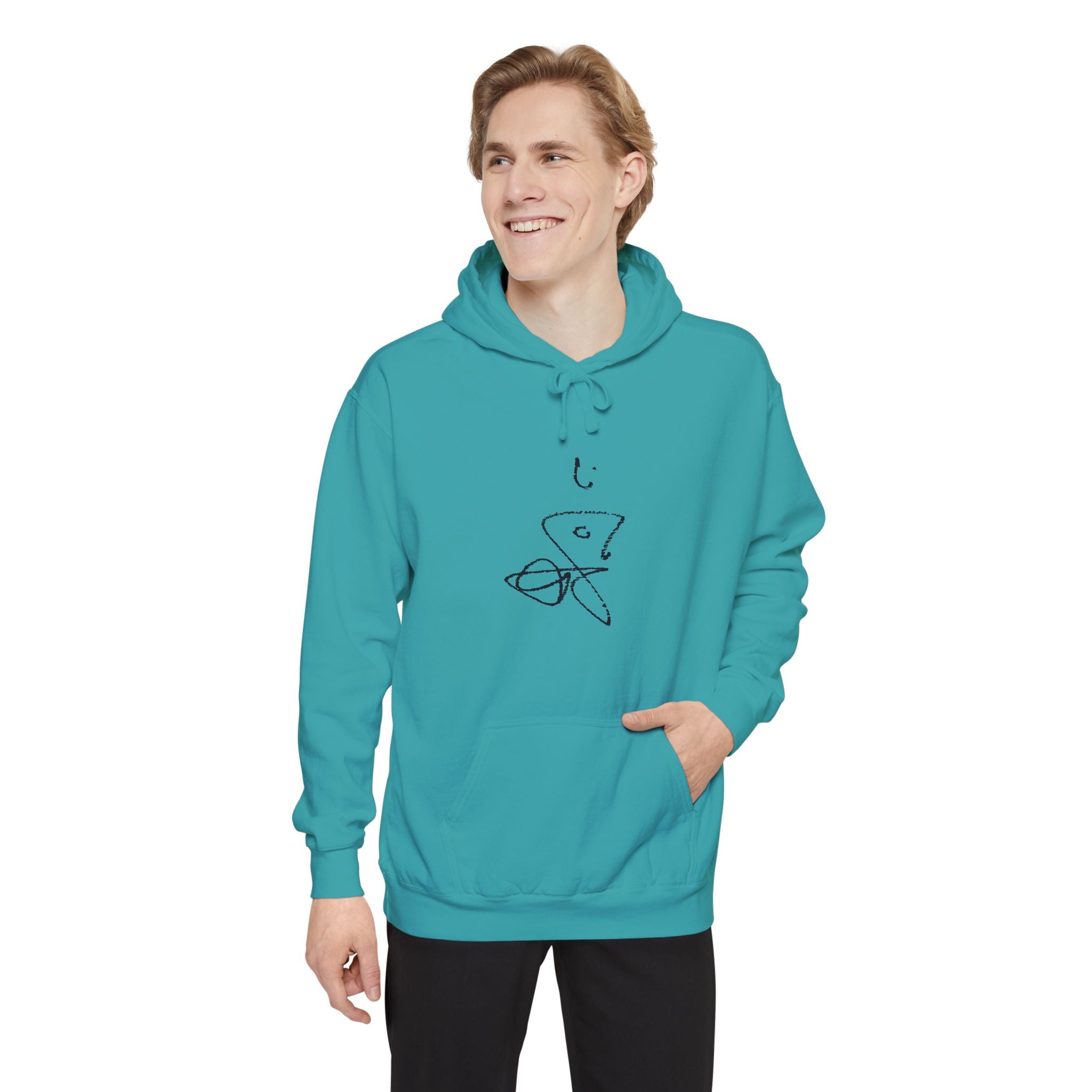 Signature Chromatic Hoodie — Minimal Line Art Pullover