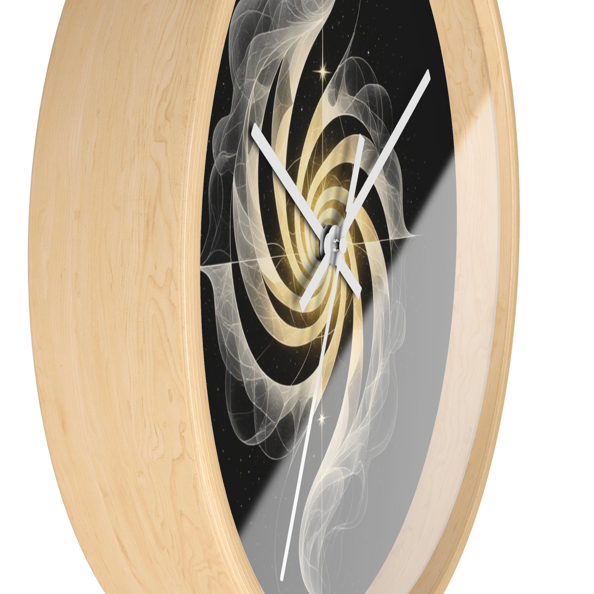 The Sacred Turn  Wall Clock Created by Psyriiis - Modern Home Decor, Timeless Gift, Bohemian Art, Cozy Living Space, Unique Timepiece