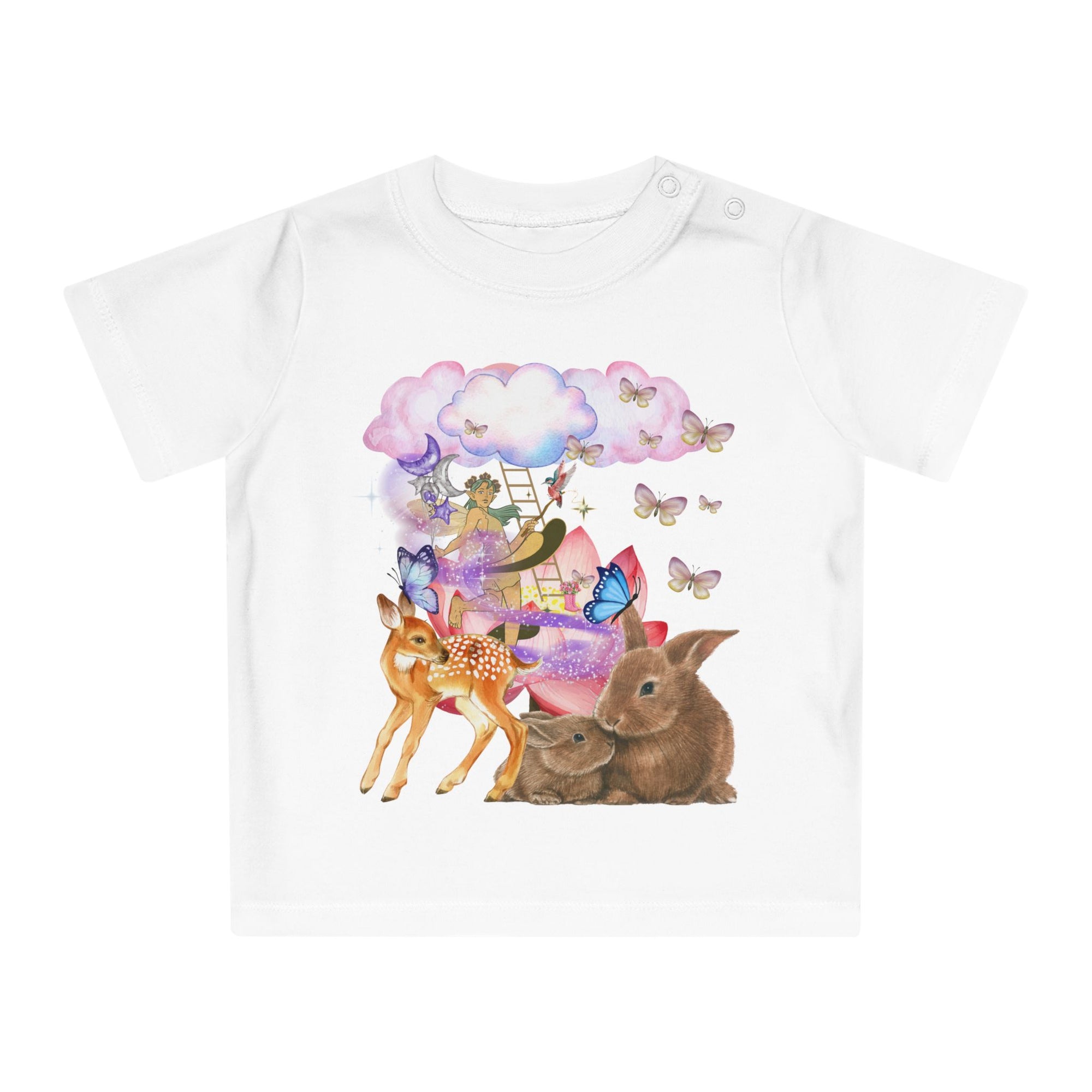 Whimsical Animal Baby T-Shirt, Cute Toddler Shirt, Gifts for Newborns, Baby Shower Gift, Woodland Theme Apparel