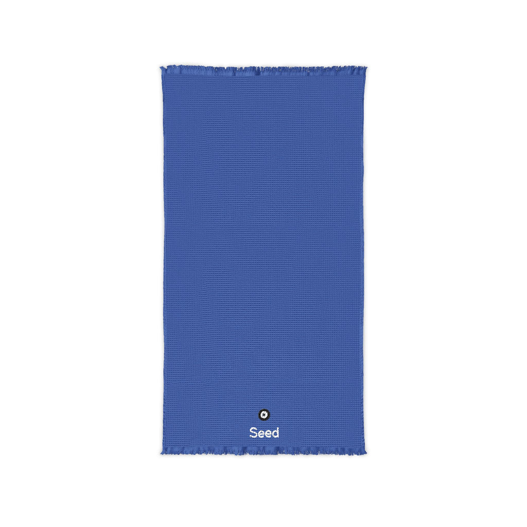 Seed Cotton Waffle Throw (Embroidery)
