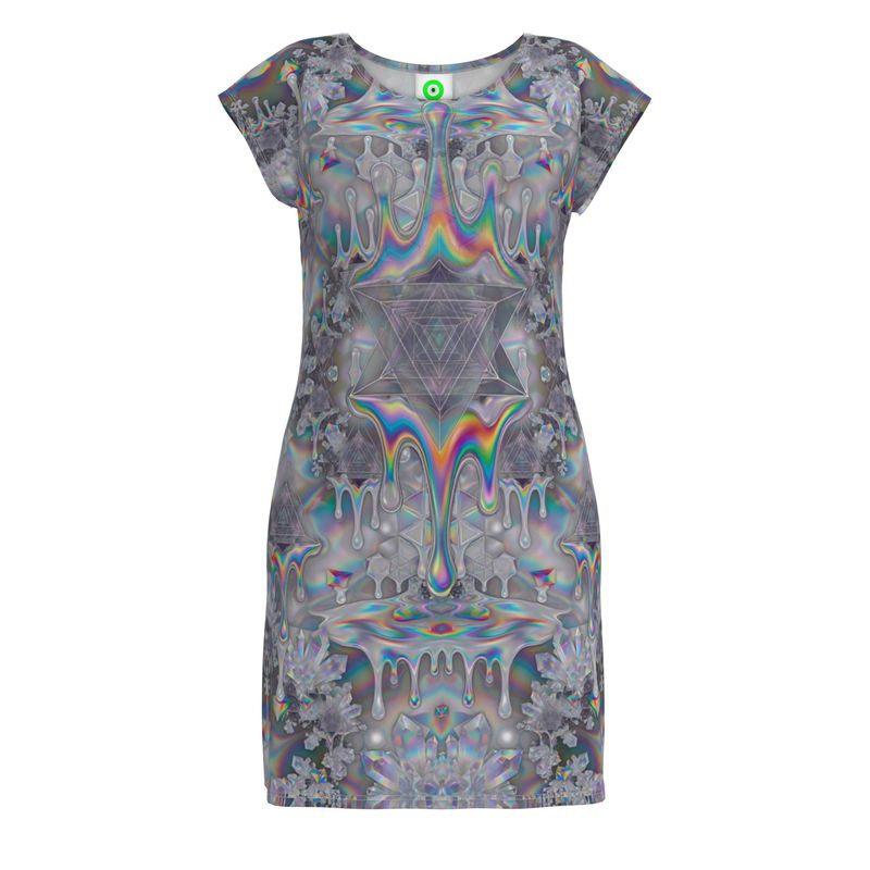 Tetra by Psyriiis Ladies Tunic T Shirt Dress