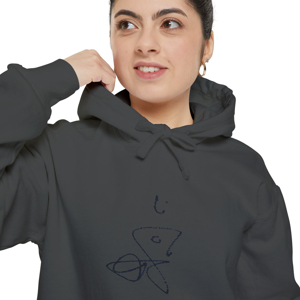 Signature Chromatic Hoodie — Minimal Line Art Pullover