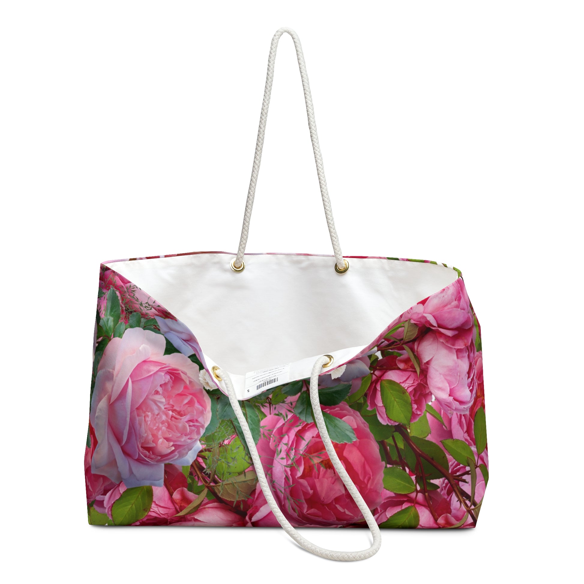 Rose Floral Collection Weekender Bag | Travel Tote, Overnight Bag, Beach Bag, Gym Bag, Gift for Her