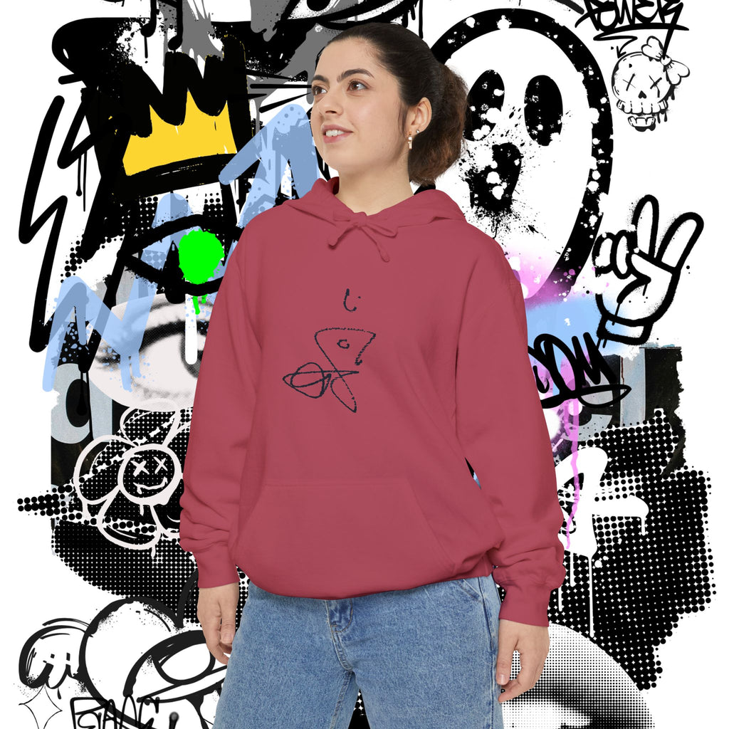Signature Chromatic Hoodie — Minimal Line Art Pullover