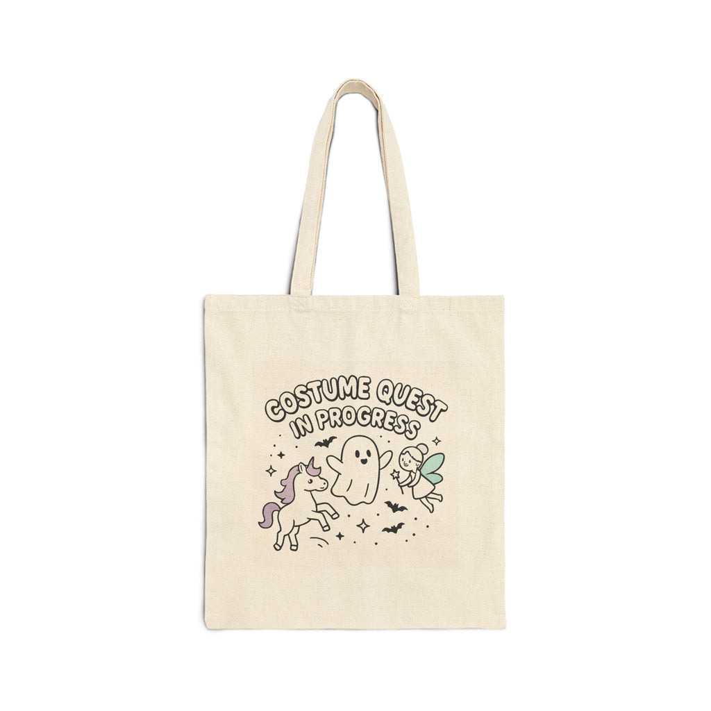 Halloween Costume Quest Cotton Canvas Tote Bag