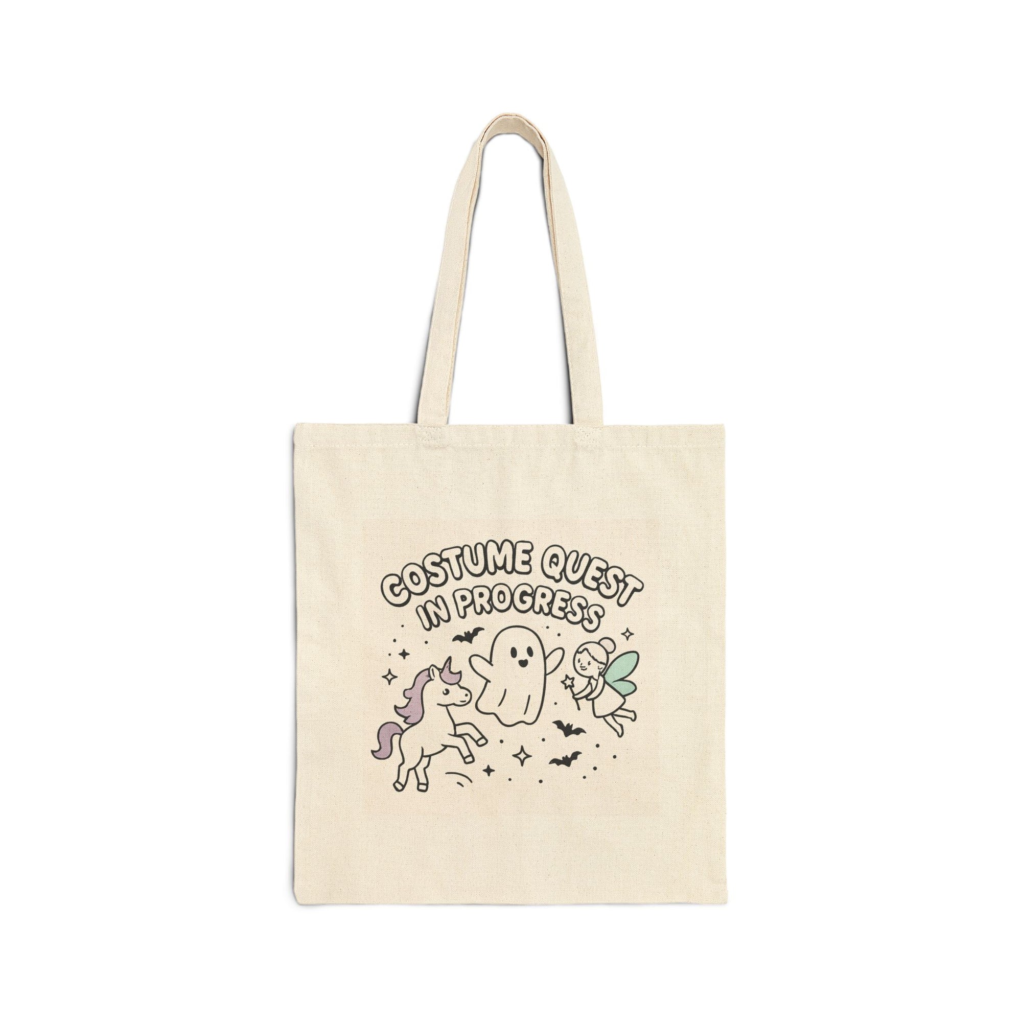 Halloween Costume Quest Cotton Canvas Tote Bag