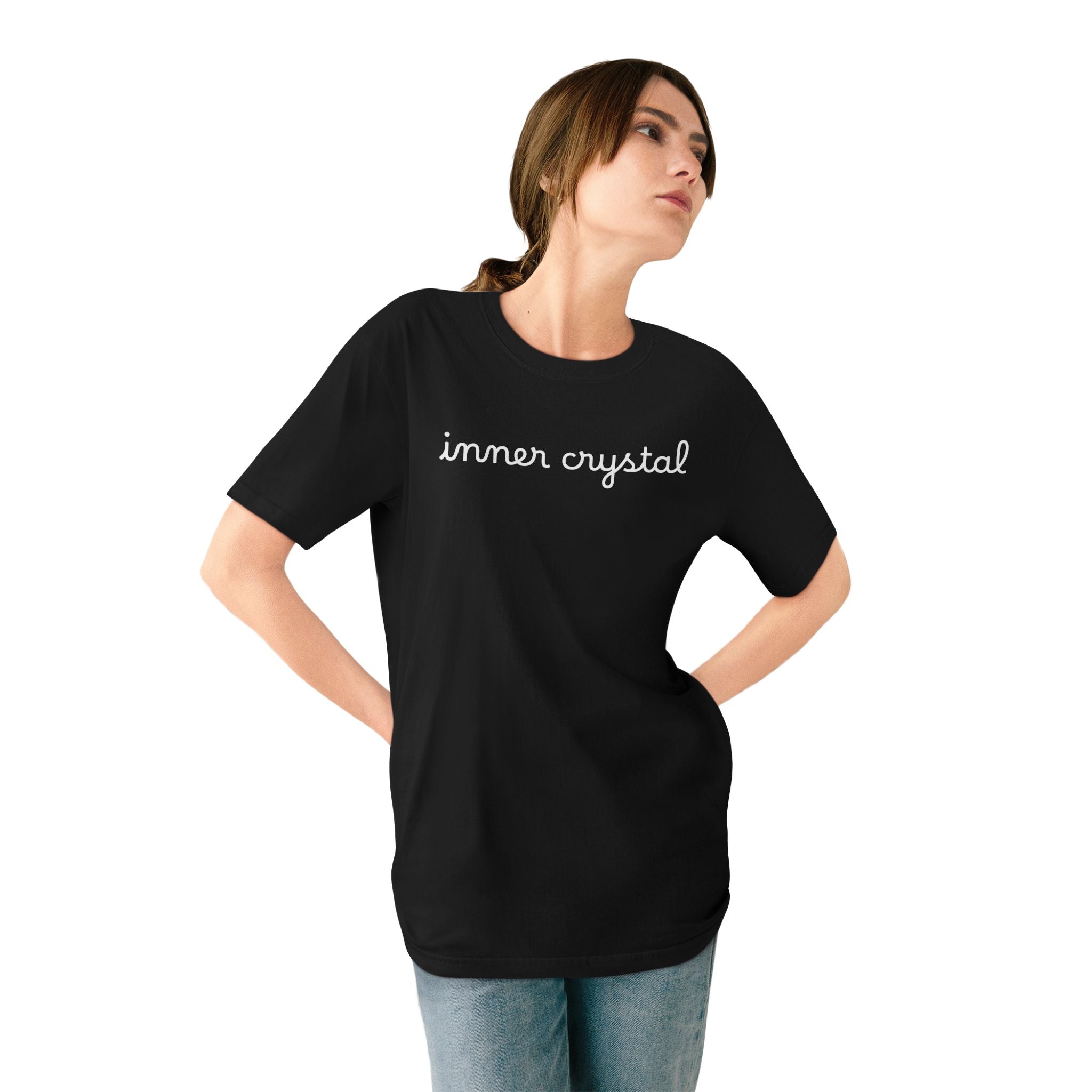 Inner Crystal T-Shirt — Crystal Graphic Tee with “inner crystal” Script