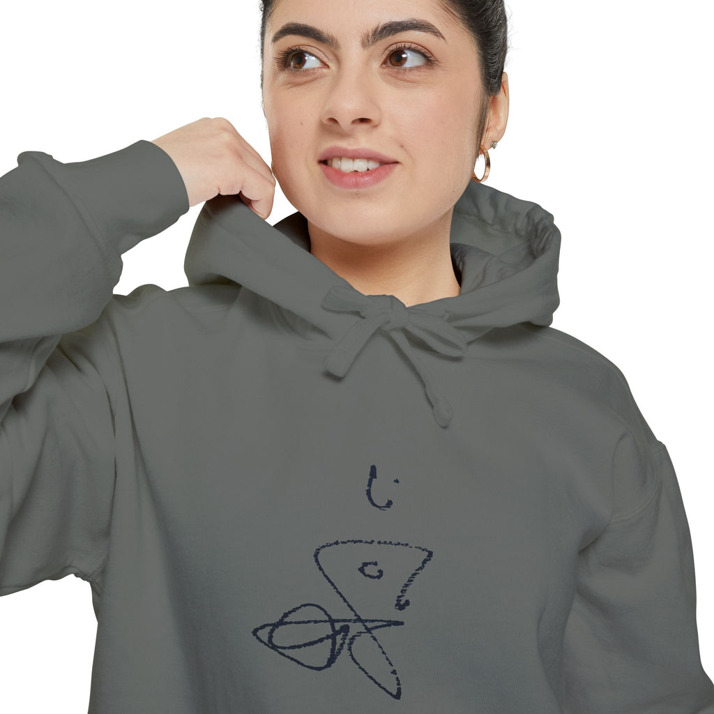 Signature Chromatic Hoodie — Minimal Line Art Pullover