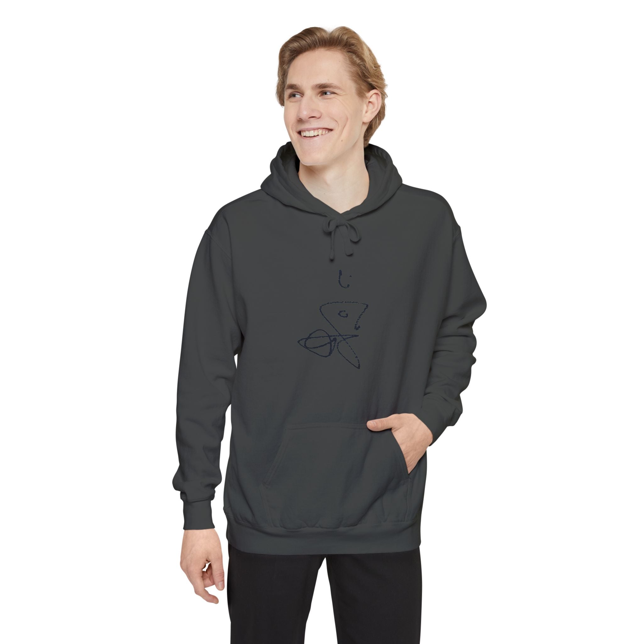Signature Chromatic Hoodie — Minimal Line Art Pullover