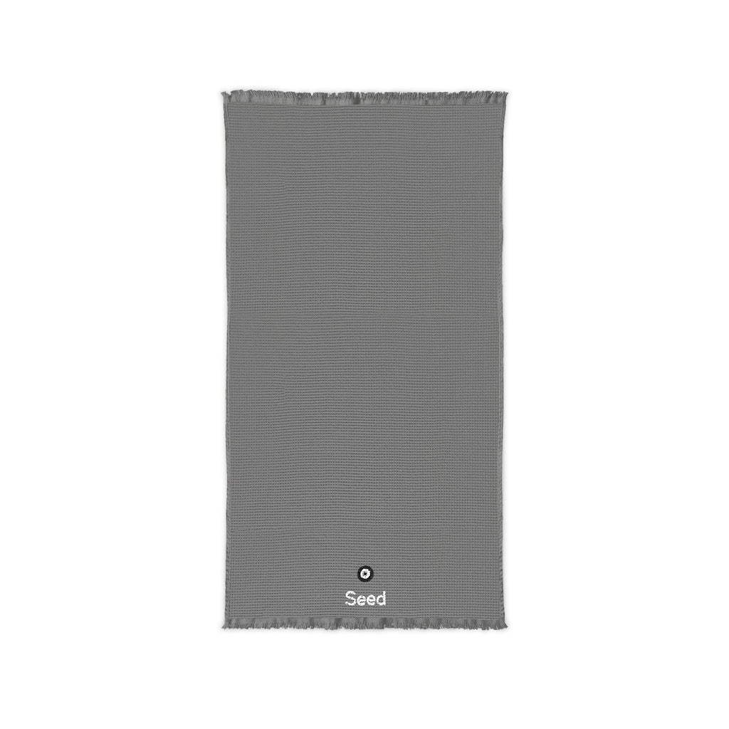 Seed Cotton Waffle Throw (Embroidery)