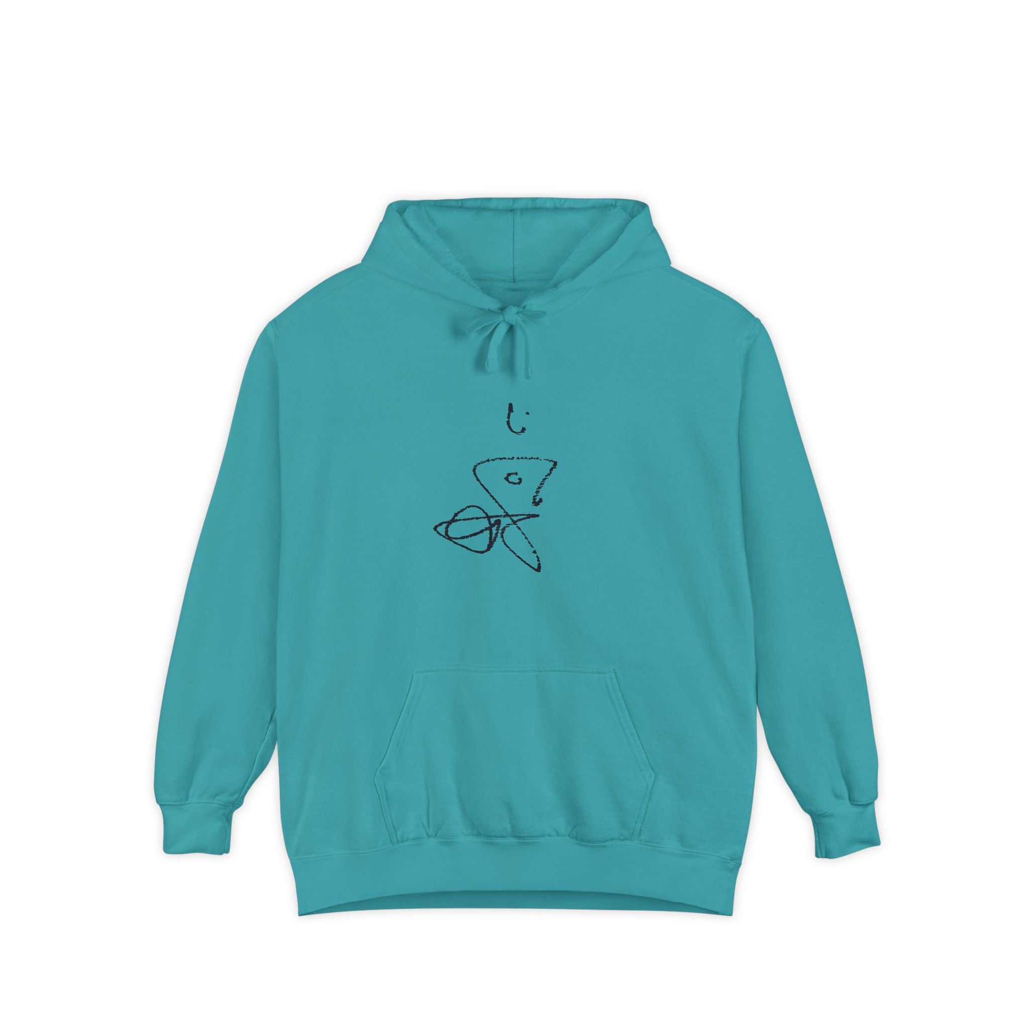 Signature Chromatic Hoodie — Minimal Line Art Pullover