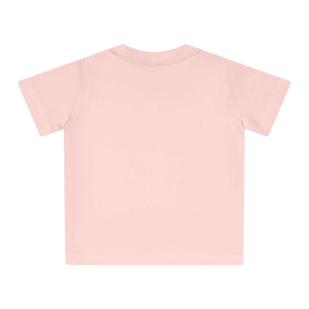 100% Organic Adorable Baby T-Shirt with Pink Bow Design | Cute Infant Tee, Baby Shower Gift, Toddler Apparel, Gender Neutral Clothing, Birthday Outfit