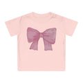100% Organic Adorable Pink Bow Baby T-Shirt