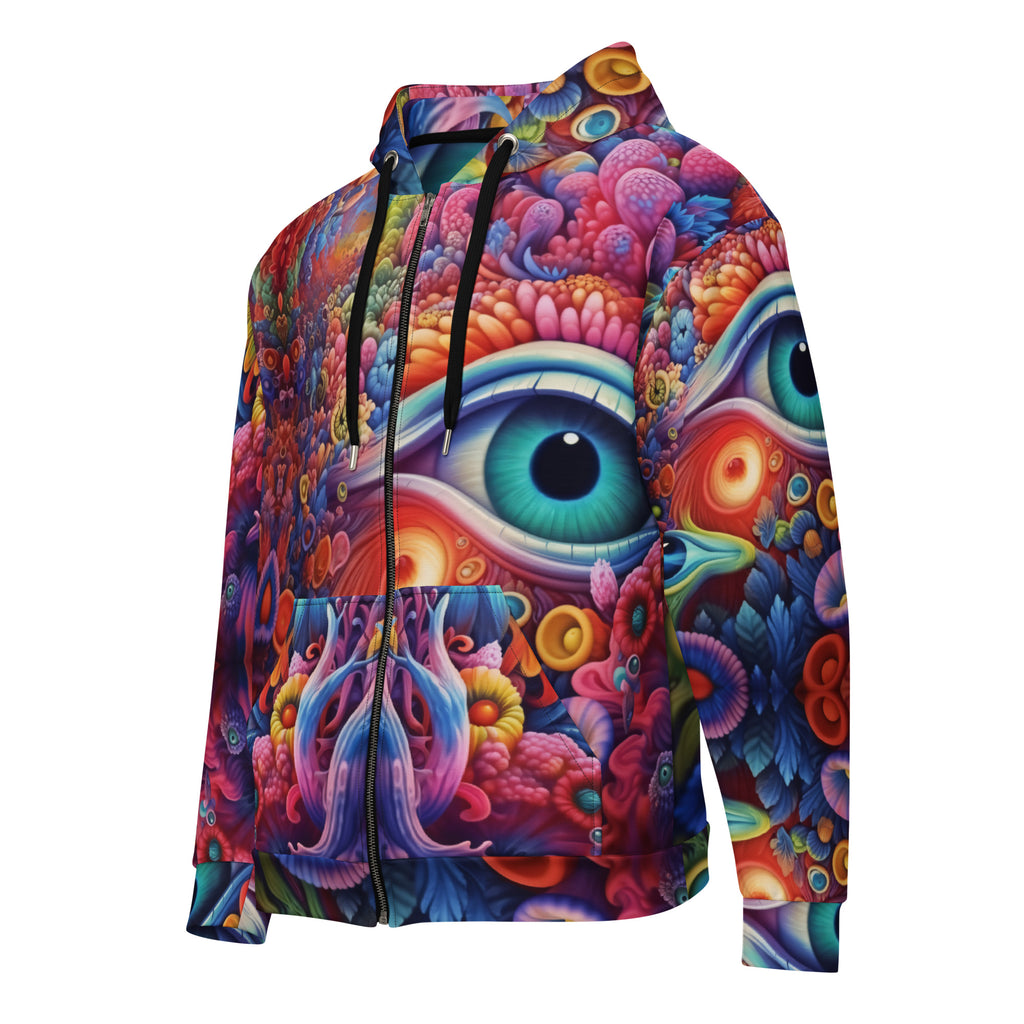 Limited Edition Trippy Unisex zip hoodie