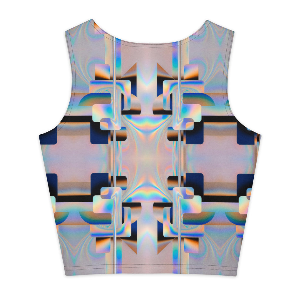 chromatic rift: spectrum surge, festi crop-top back view