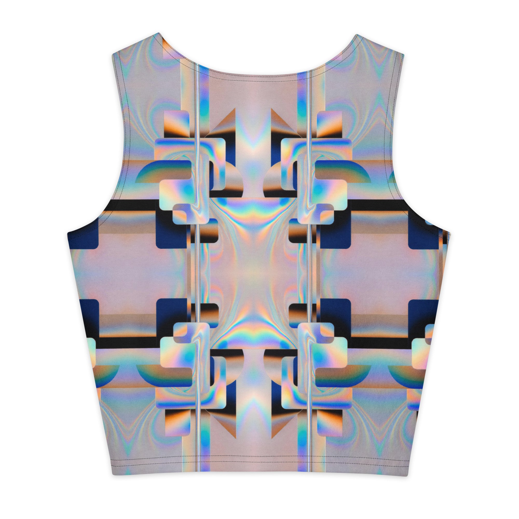 chromatic rift: spectrum surge, festi crop-top back view