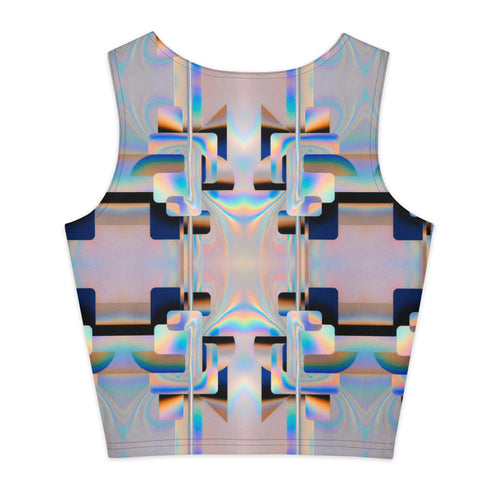 chromatic rift: spectrum surge, festi crop-top back view