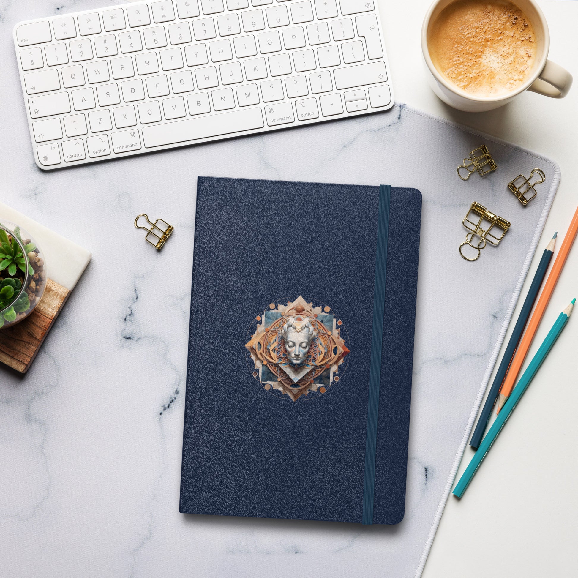 Sacred Meditation Hardcover bound notebook