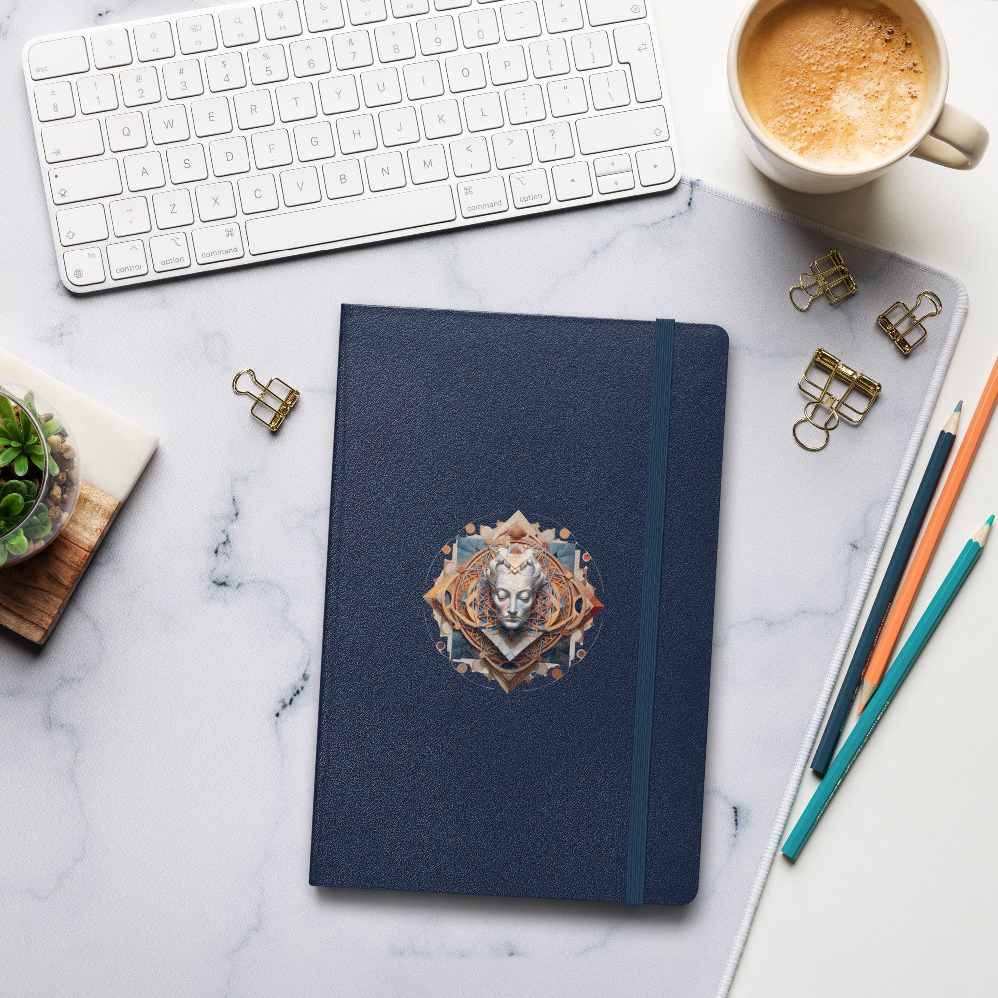 Sacred Meditation Hardcover bound notebook