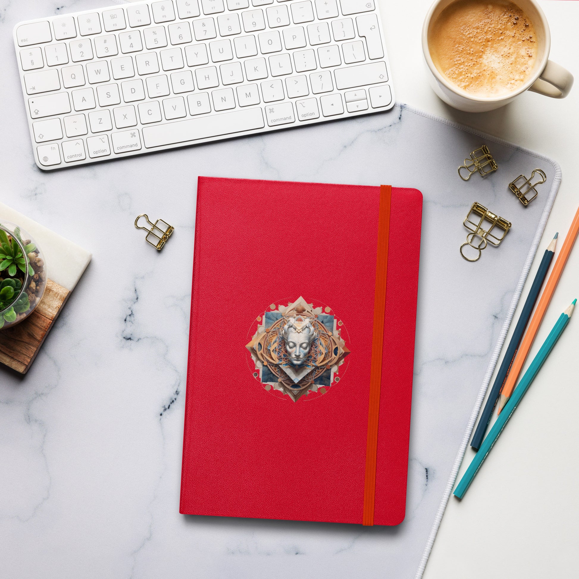 Sacred Meditation Hardcover bound notebook