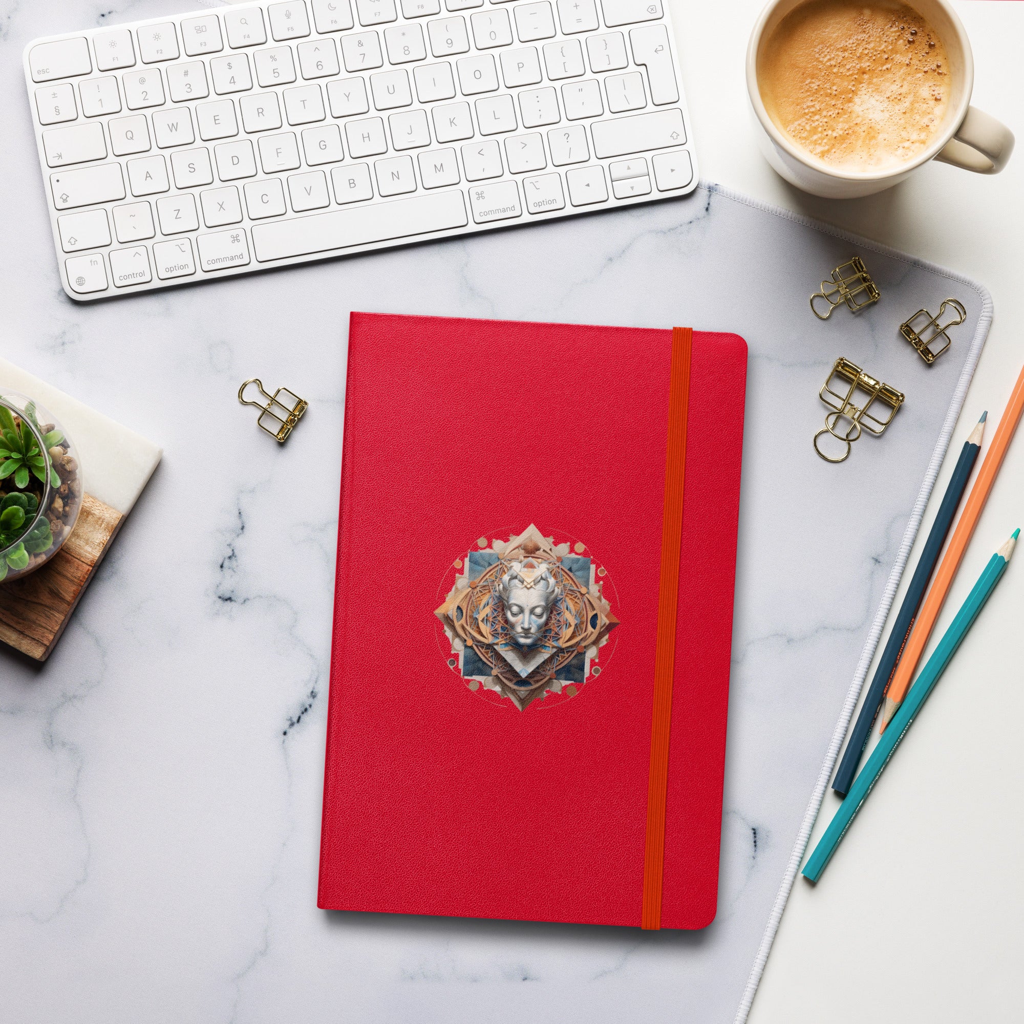 Sacred Meditation Hardcover bound notebook