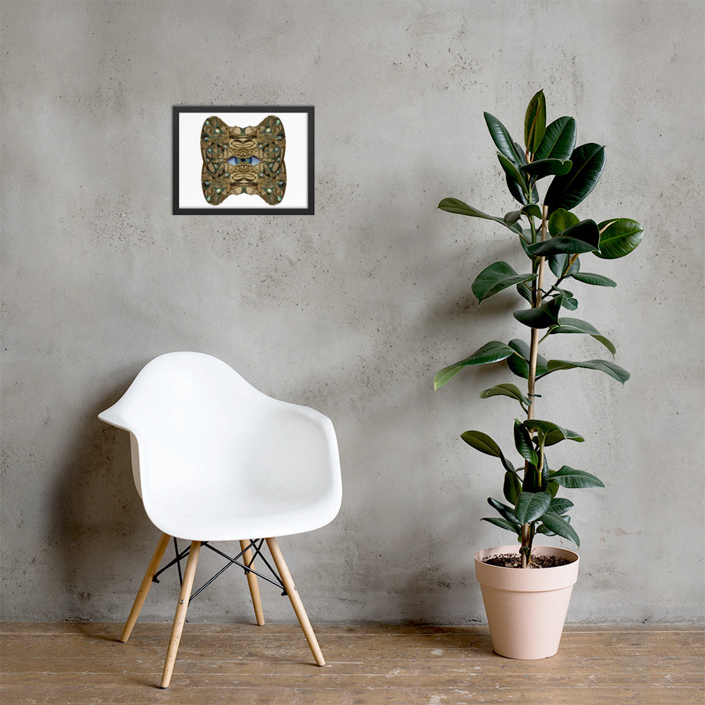 Sacred Eye Framed matte paper poster - seed