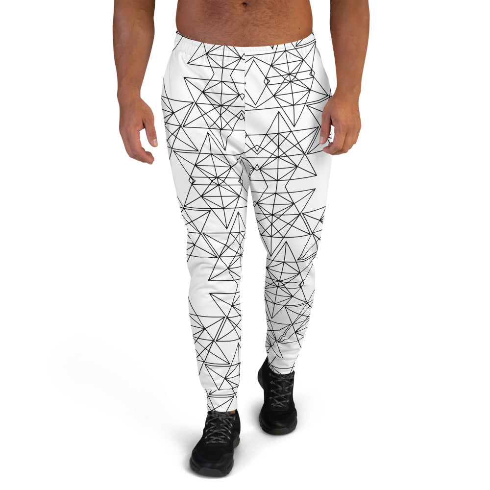 Festival Tetra Men's Joggers Geometrical Sweatpants - seed